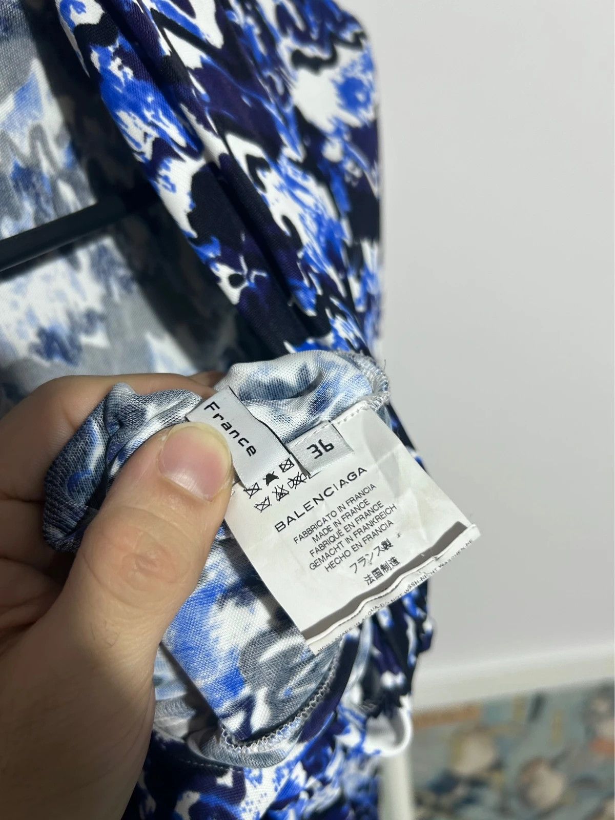 Balenciaga Balenciaga Fall 2009 Sci-fi Print Dress Size XS / US 0-2 / IT 36-38 - 5 Thumbnail