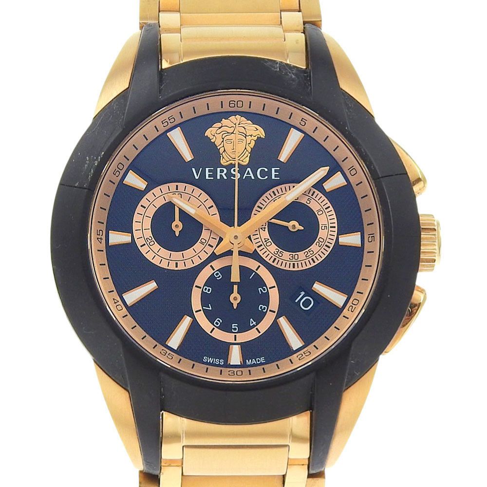 Versace Versace Versace Stainless Steel Chronograph Metal Quartz M8C80D009 S080 DUTY FREE for USA Size ONE SIZE - 1 Thumbnail