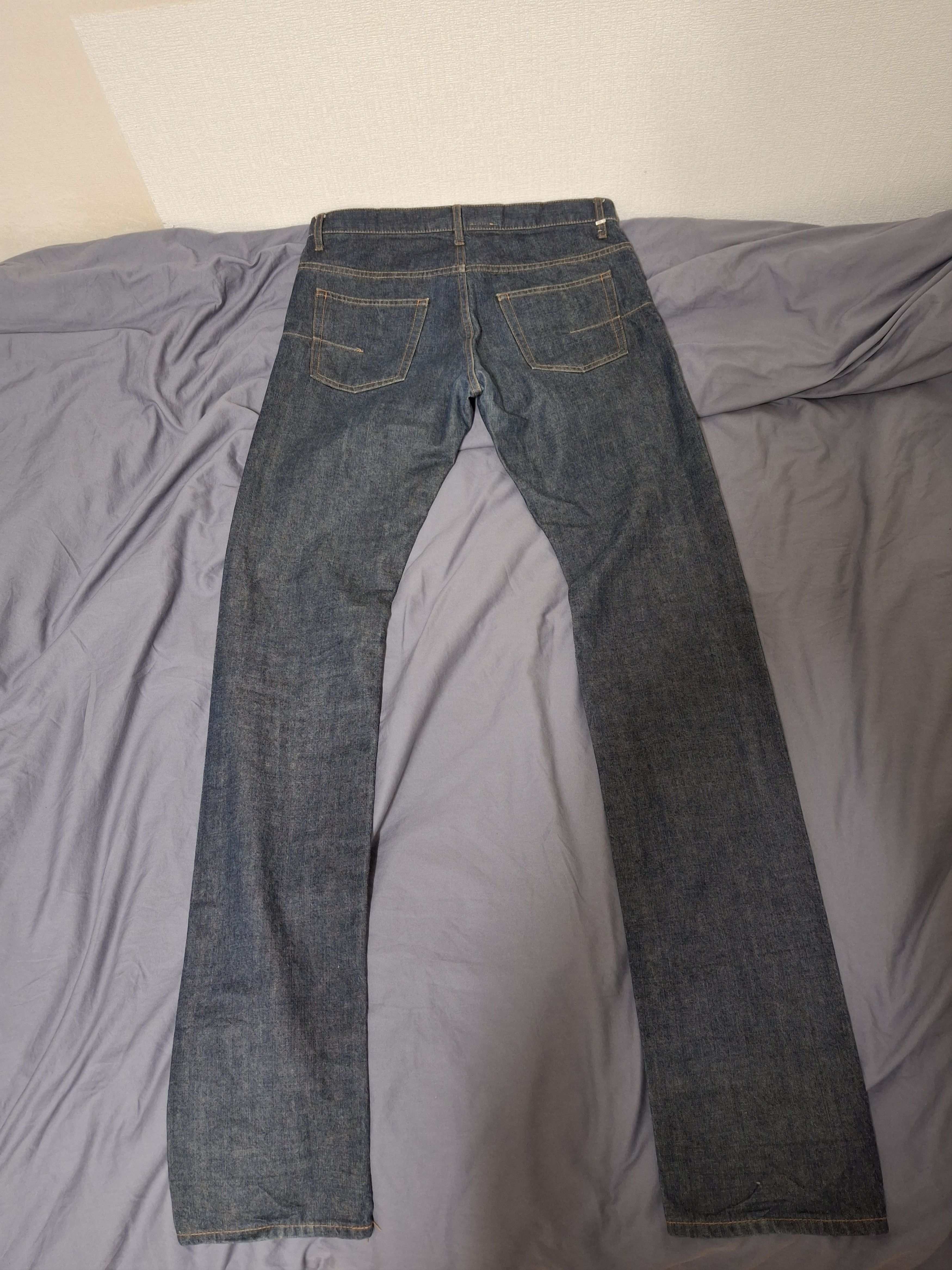 Dior [30] Dior Homme Raw Blue Denim Pants Size US 30 / EU 46 - 6 Thumbnail