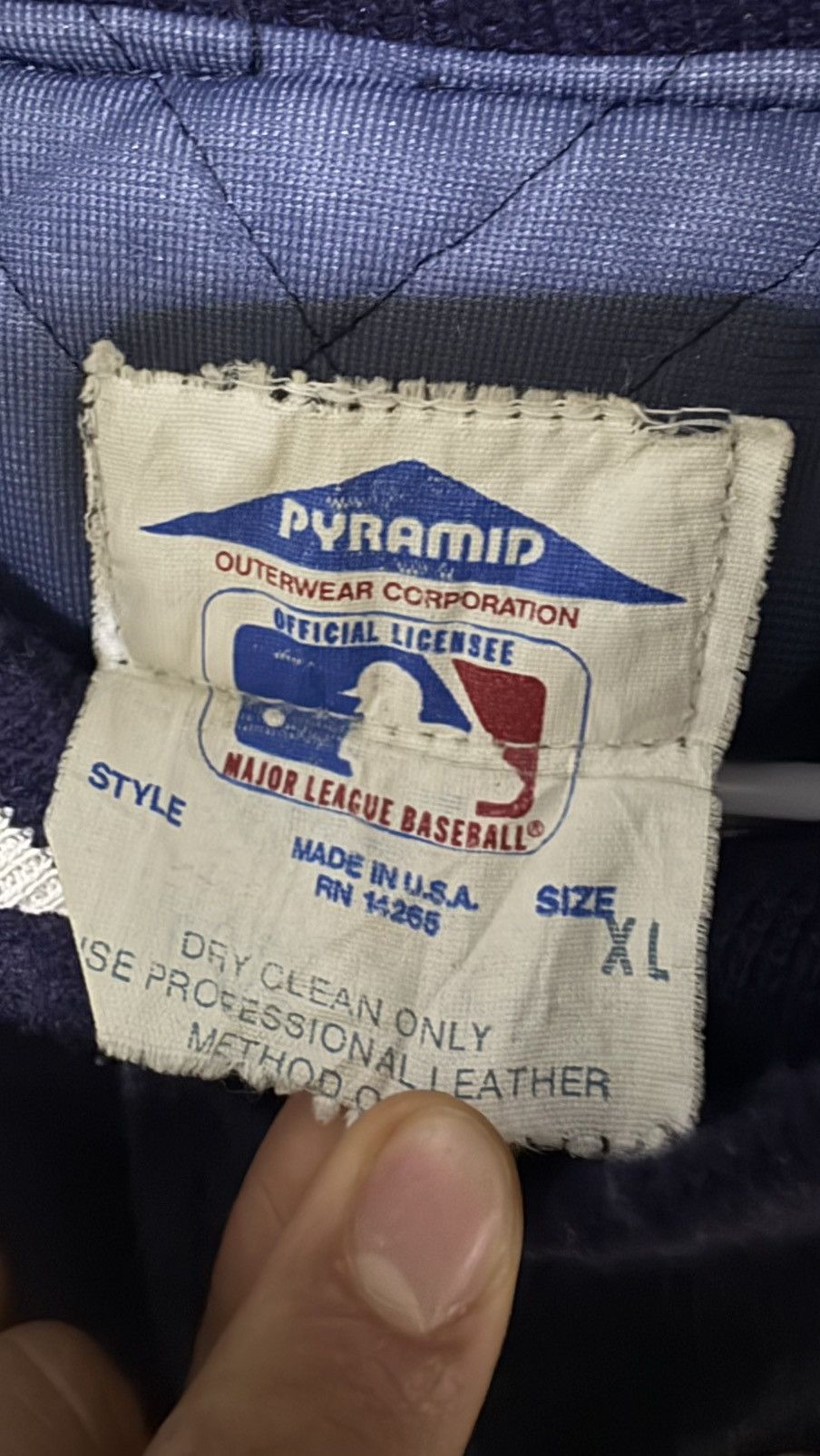 MLB Vintage Leather sleeves Yankees MLB Varsity Size US L / EU 52-54 / 3 - 5 Thumbnail