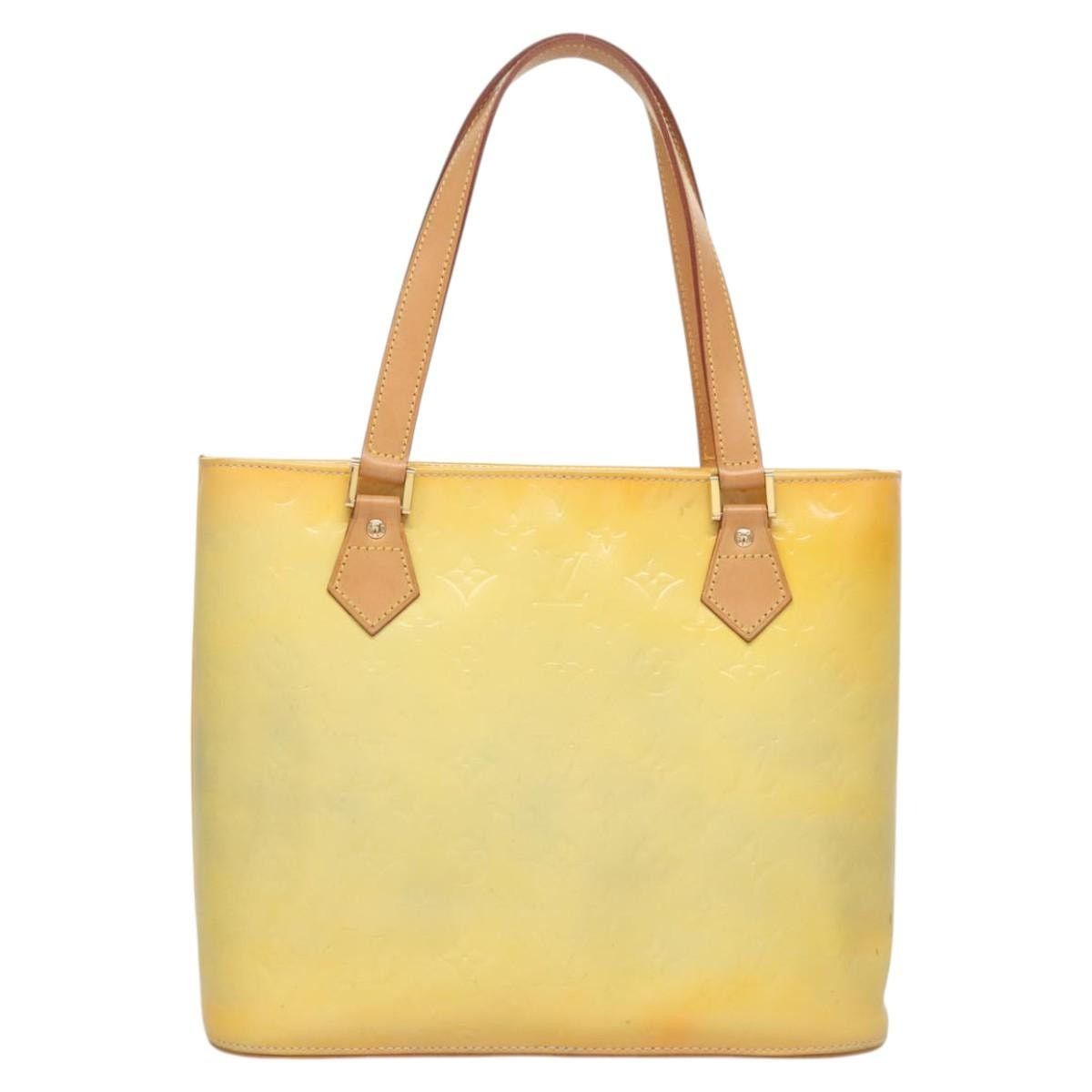 Louis Vuitton LOUIS VUITTON Monogram Vernis Houston Hand Bag Gris M91053 Size ONE SIZE - 2 Thumbnail