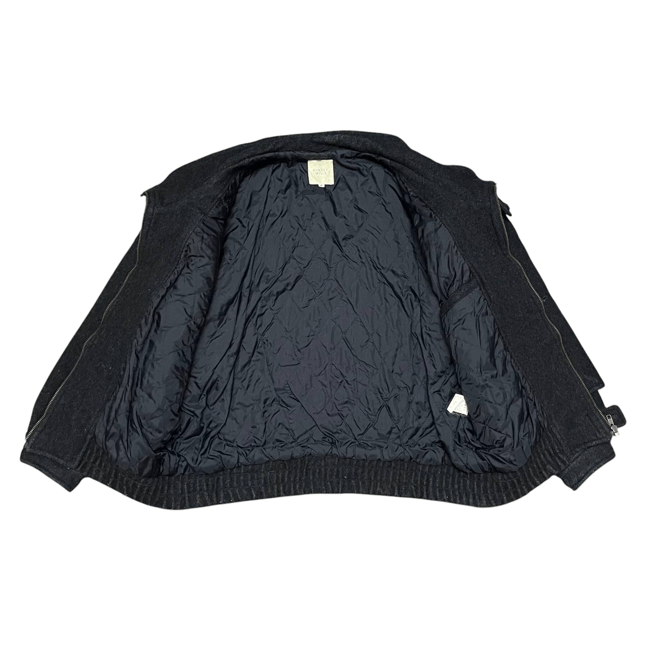 Issey Miyake Vintage Burkey Mills Wool Bomber Style Jacket Issey Miyake Size US M / EU 48-50 / 2 - 8 Thumbnail