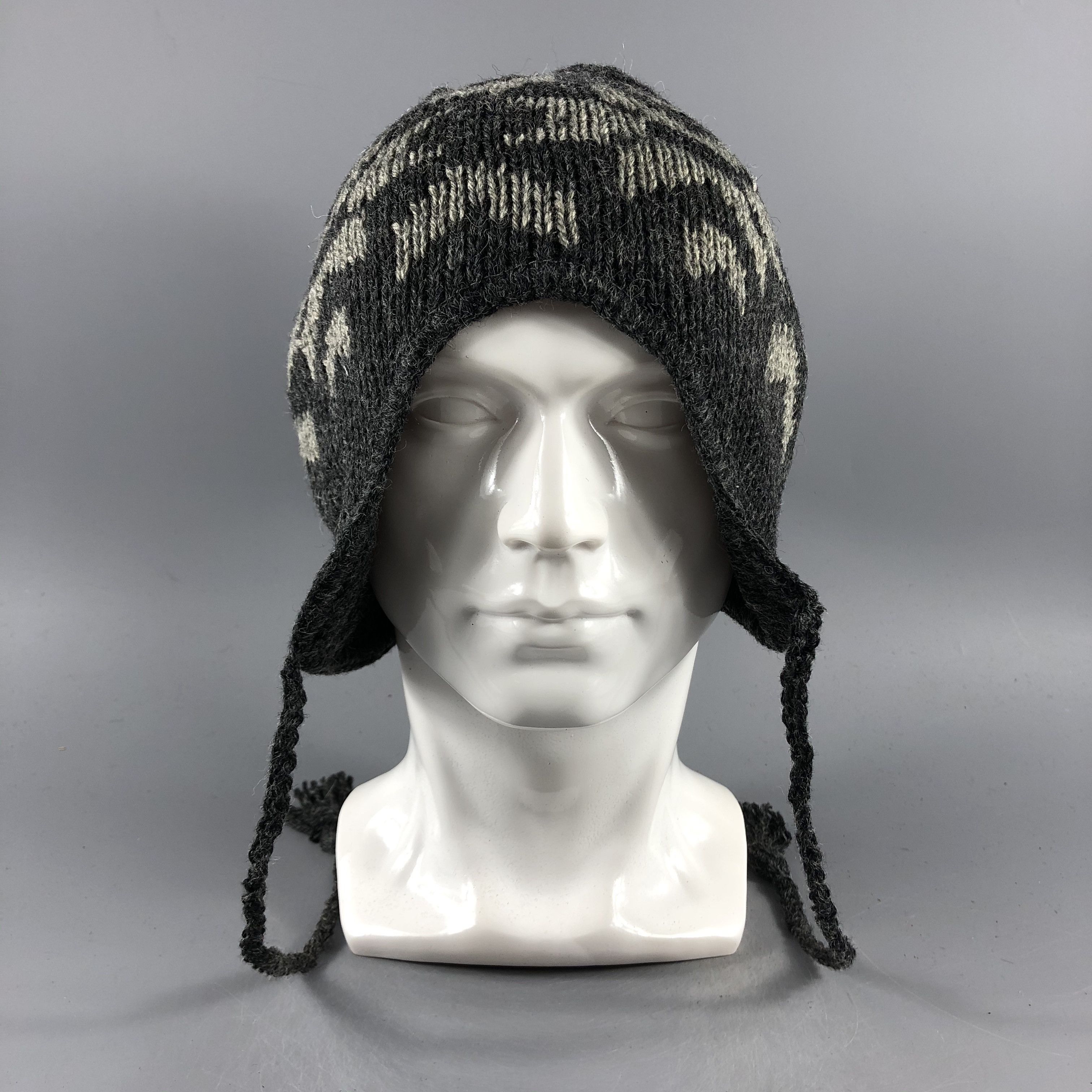 Sessions × Vintage Sessions Ear Flap Hat Beanie Snow Hat Snow Cap -D470 Size ONE SIZE - 6 Thumbnail