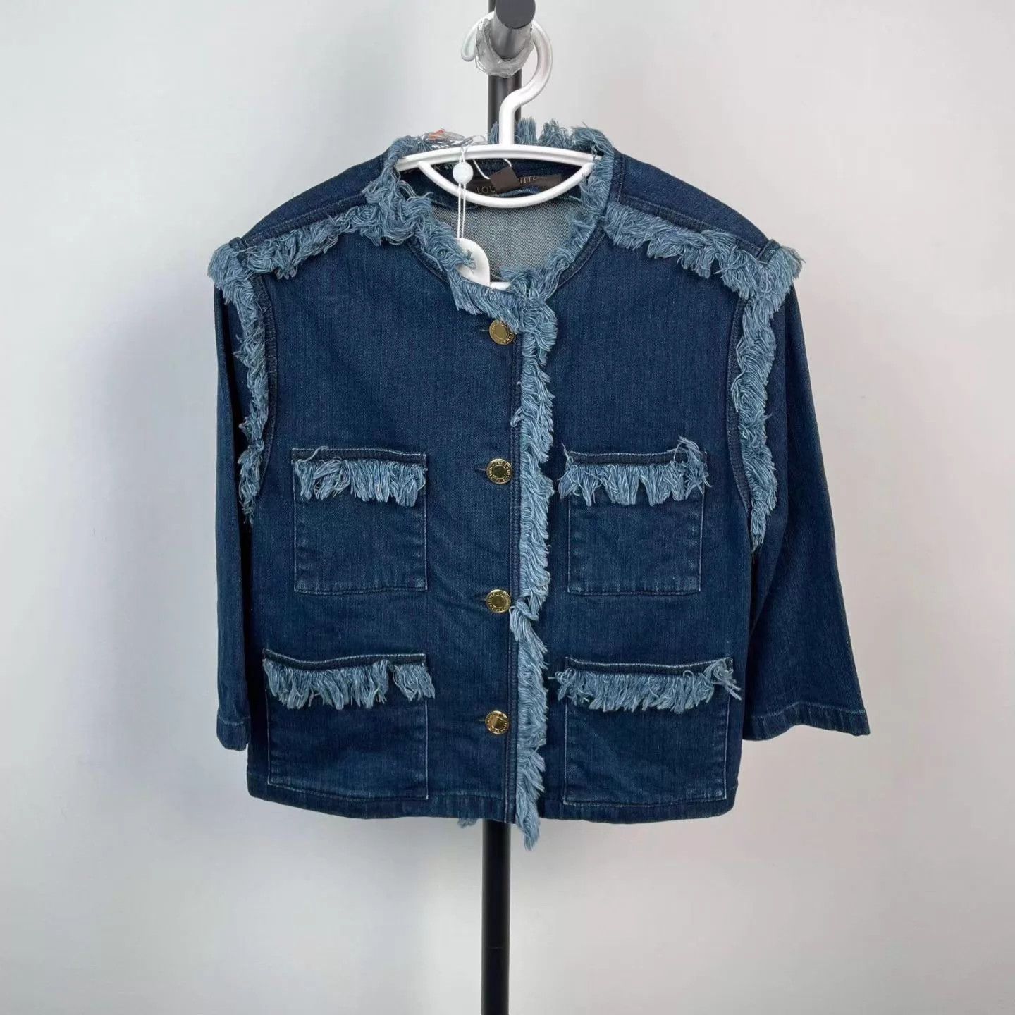 Louis Vuitton LV tassel denim jacket blue 36 Size XS / US 0-2 / IT 36-38 - 1 Thumbnail