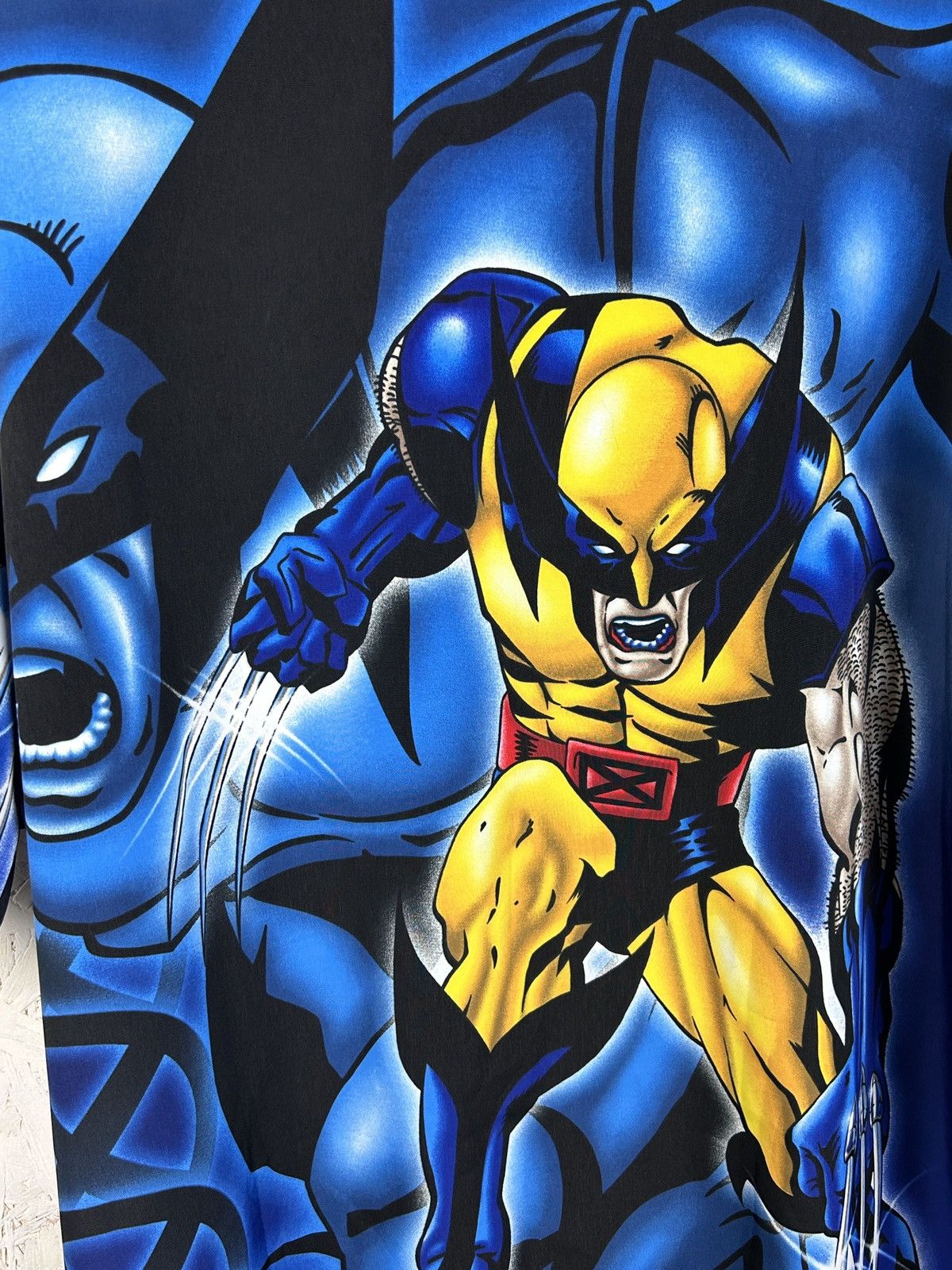 Marvel Comics × Vintage Vintage Marvel 2001 X Men Wolverine AOP Button Up Shirt Size US XXL / EU 58 / 5 - 7 Thumbnail
