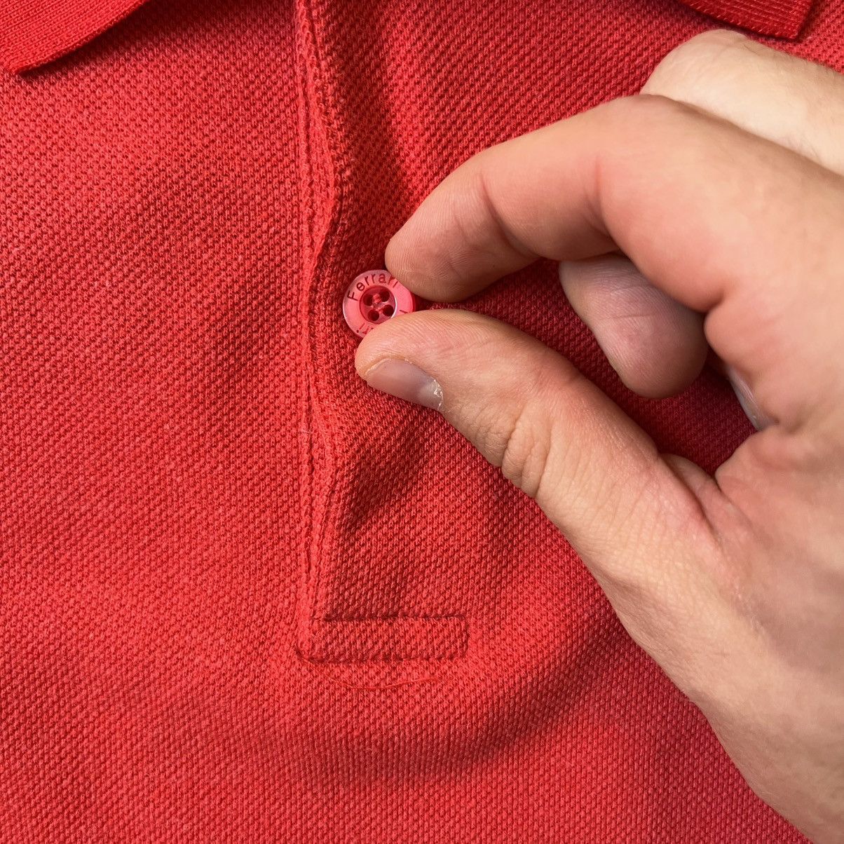 Ferrari Vintage Ferrari Polo Shirt Men’s Size L Big Logo Racing Size US M / EU 48-50 / 2 - 8 Thumbnail