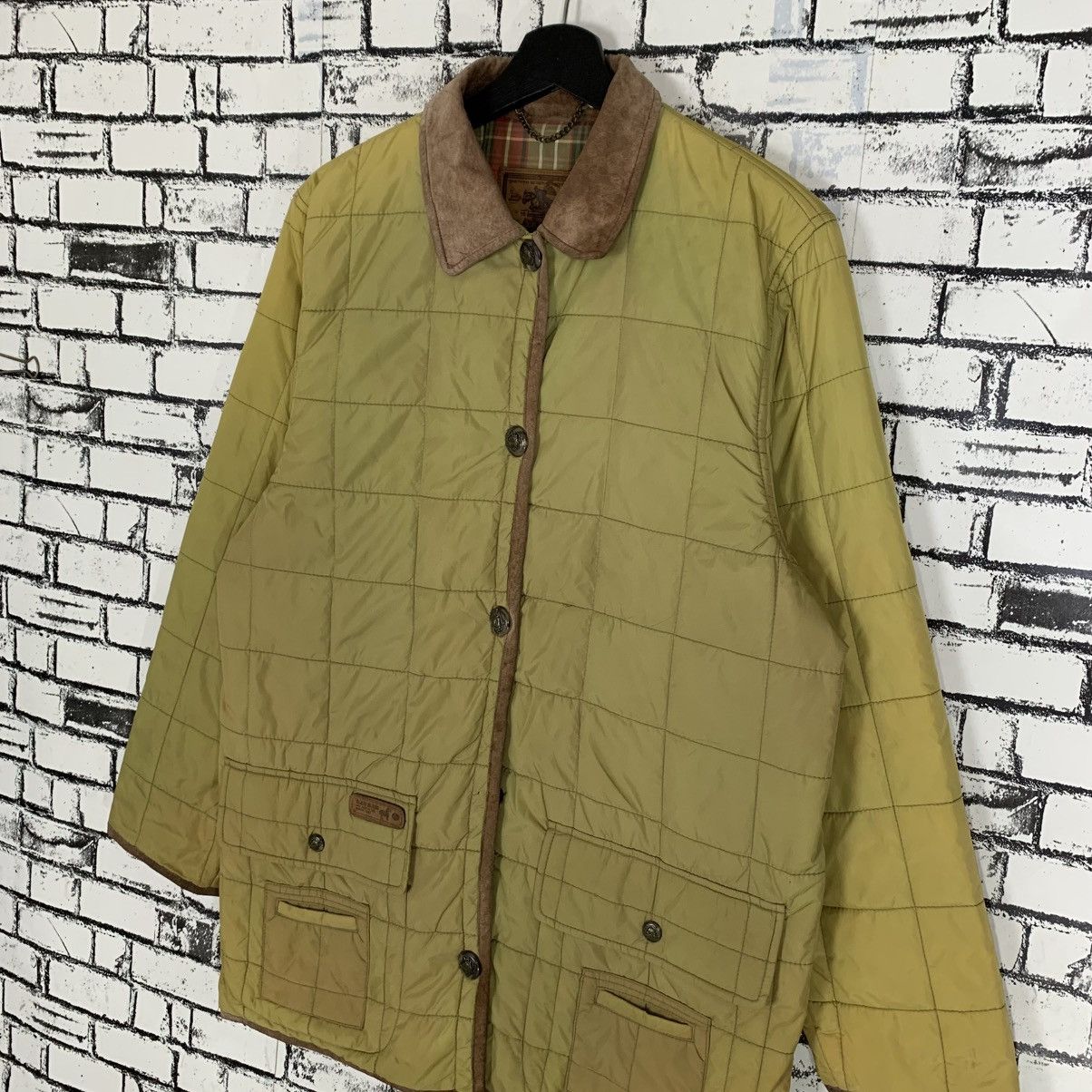 Designer × Ralph Lauren × Vintage Vintage Lauren RL Quilted Nylon Jacket Size M / US 6-8 / IT 42-44 - 2 Thumbnail
