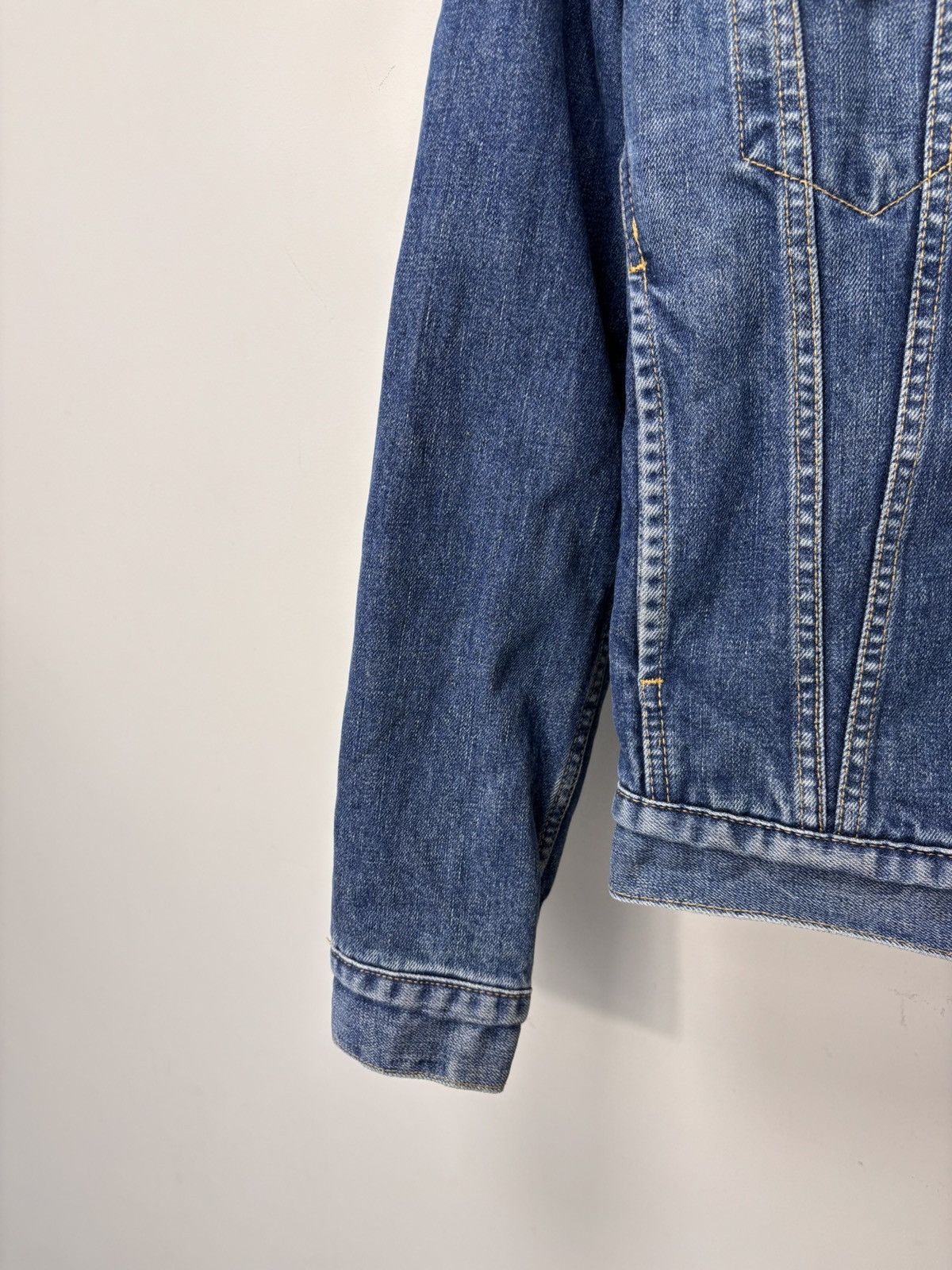 Levi's Vintage Levi’s Women’s Blue Denim Sherpa Jacket Size M / US 6-8 / IT 42-44 - 10 Thumbnail