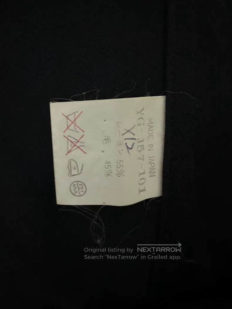 Yohji Yamamoto Yohji Yamamoto Black vertical button waist sleeveless blaz Size ONE SIZE - 8 Thumbnail
