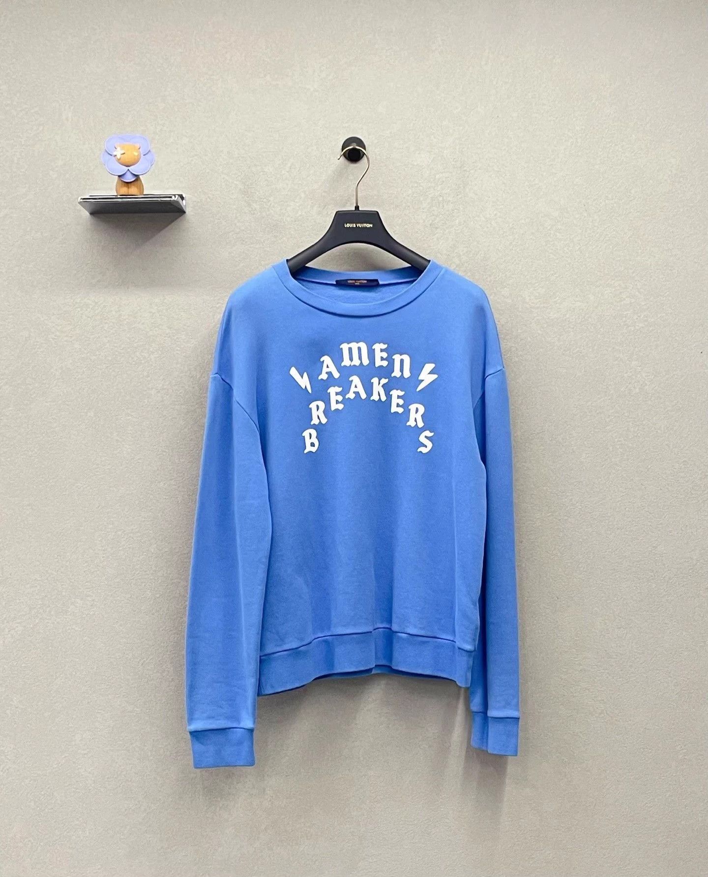 Louis Vuitton LV SS22 Logo Print Crewneck Size M Size US M / EU 48-50 / 2 - 1 Thumbnail