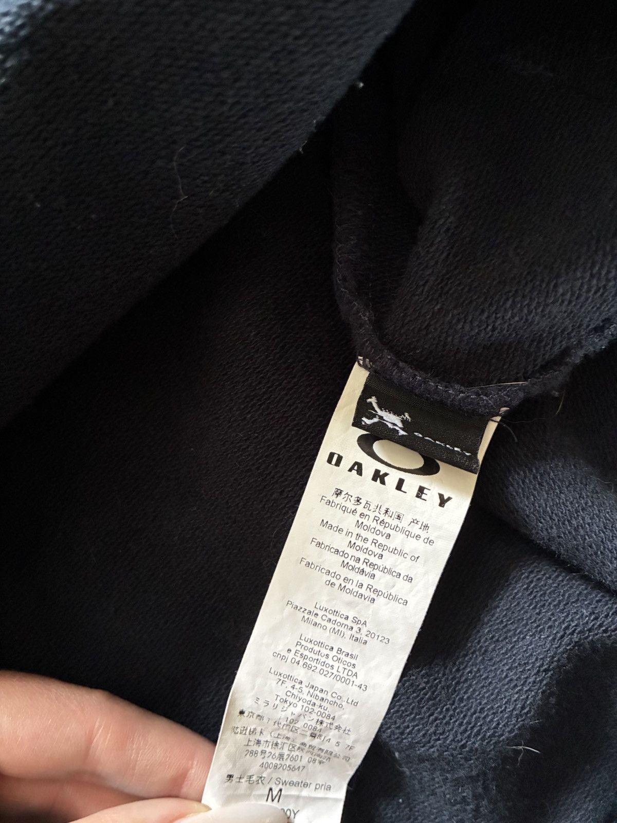 Oakley Oakley Logo Pullover Hoodie Black/Orange. Size M Size US M / EU 48-50 / 2 - 3 Thumbnail
