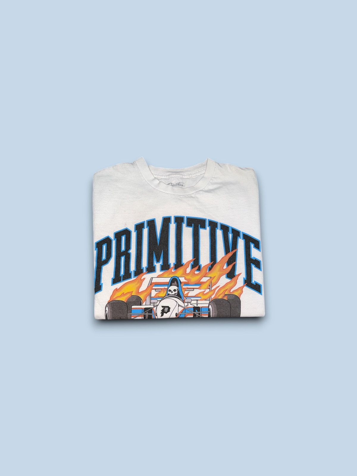 Primitive Primitive skateboarding live now play later racing t-shirt Size US M / EU 48-50 / 2 - 1 Thumbnail