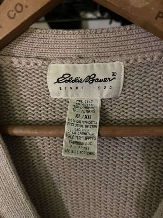 Vintage Vintage Eddie Bauer Jersey Knit Cardigan Grailed