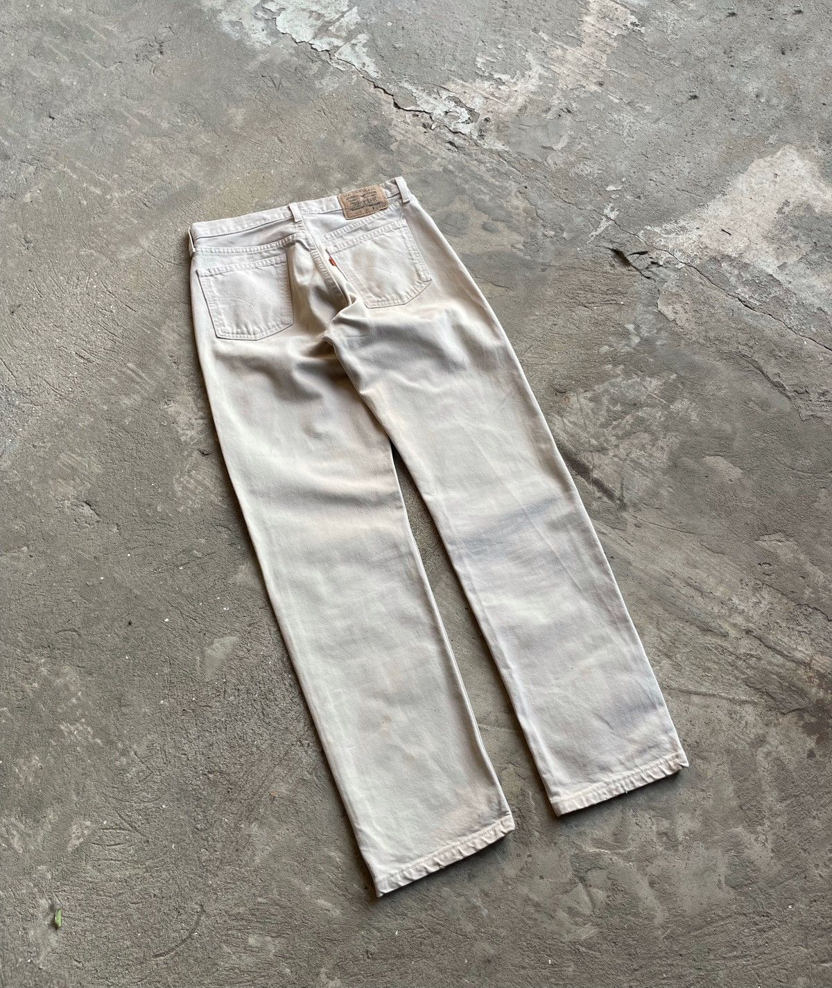 Levi's Levis 615 Orange Tab Vintage USA 90s y2k Washed Denim Jeans Size US 32 / EU 48 - 6 Thumbnail