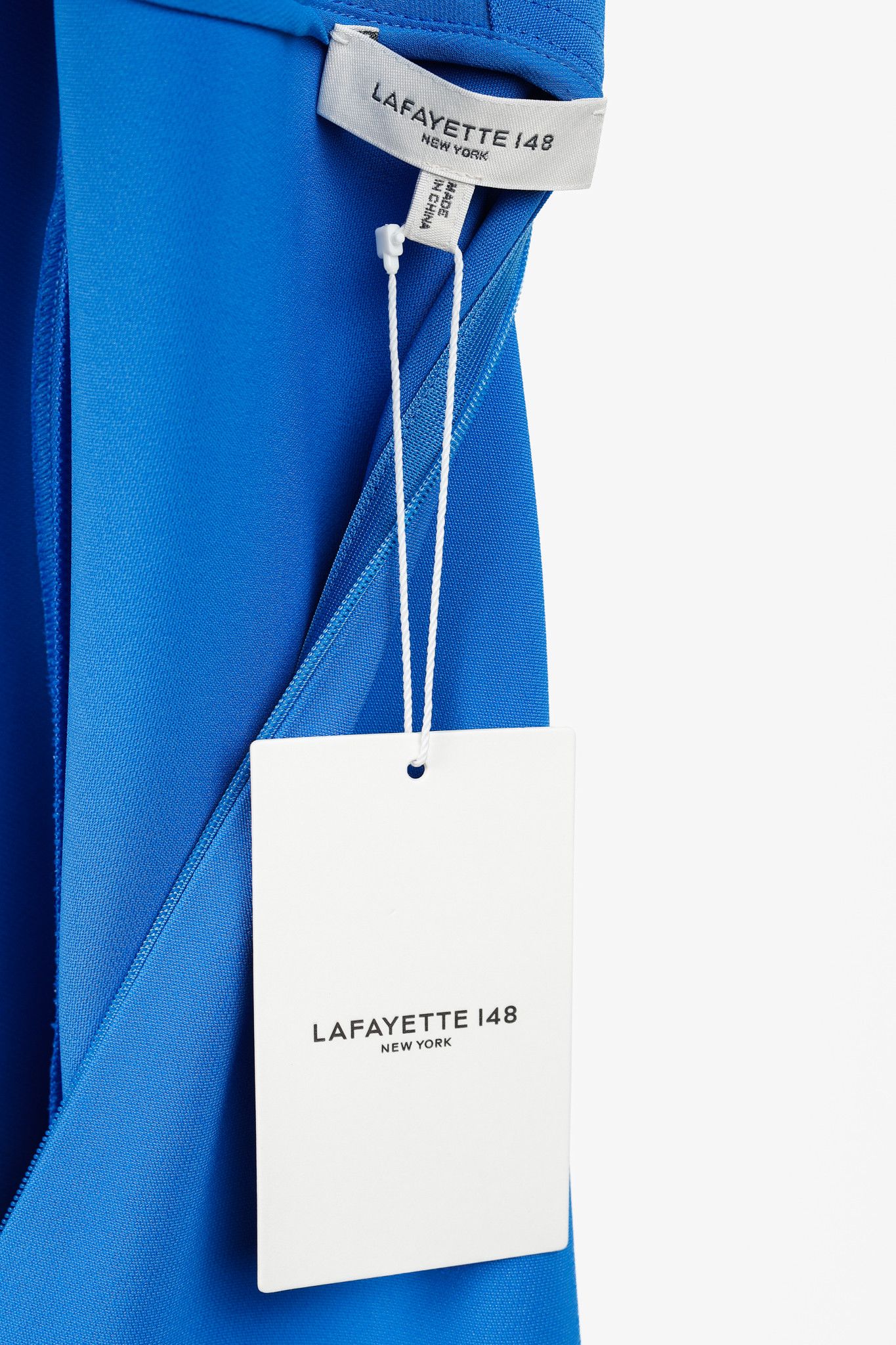Lafayette 148 Lafayette 148 Classic Cobalt Cap-Sleeve V-Back Gown Size M / US 6-8 / IT 42-44 - 4 Thumbnail