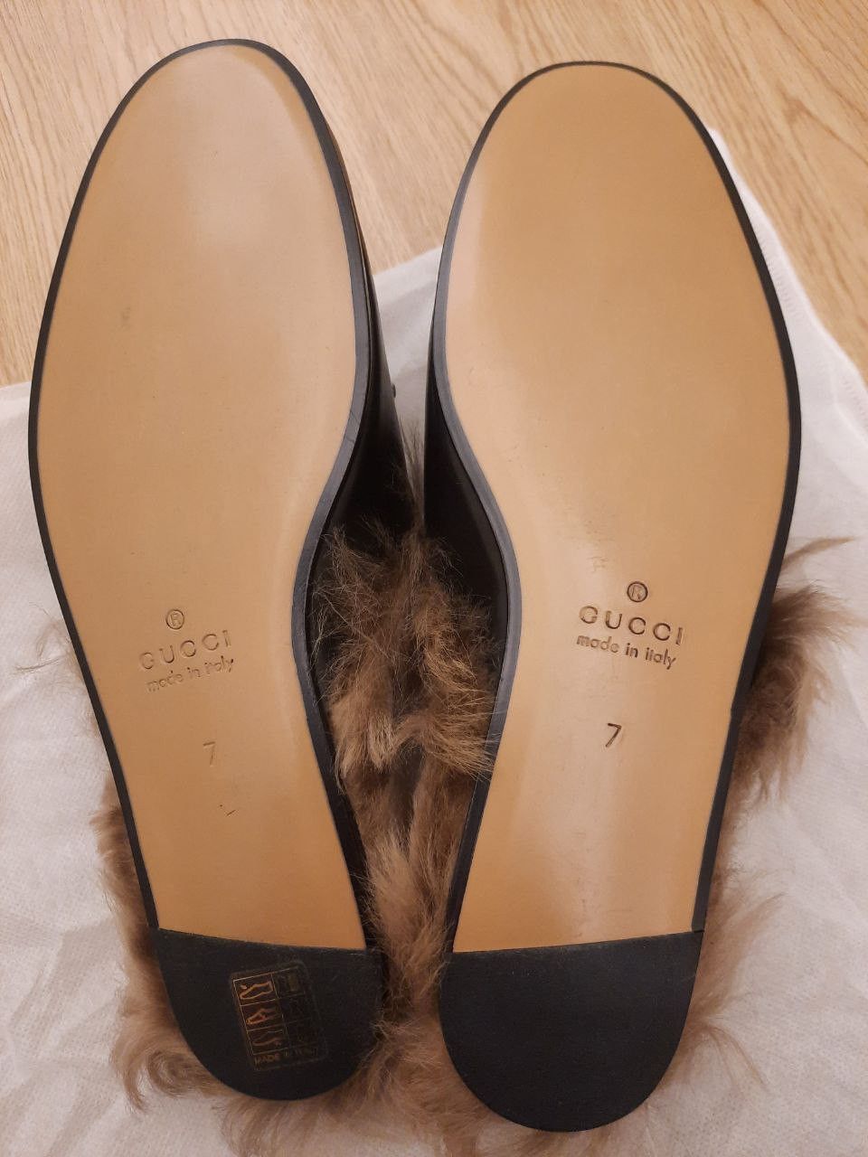 Gucci *New* UFO Princetown Fur Loafers Size US 8 / EU 41 - 2 Thumbnail