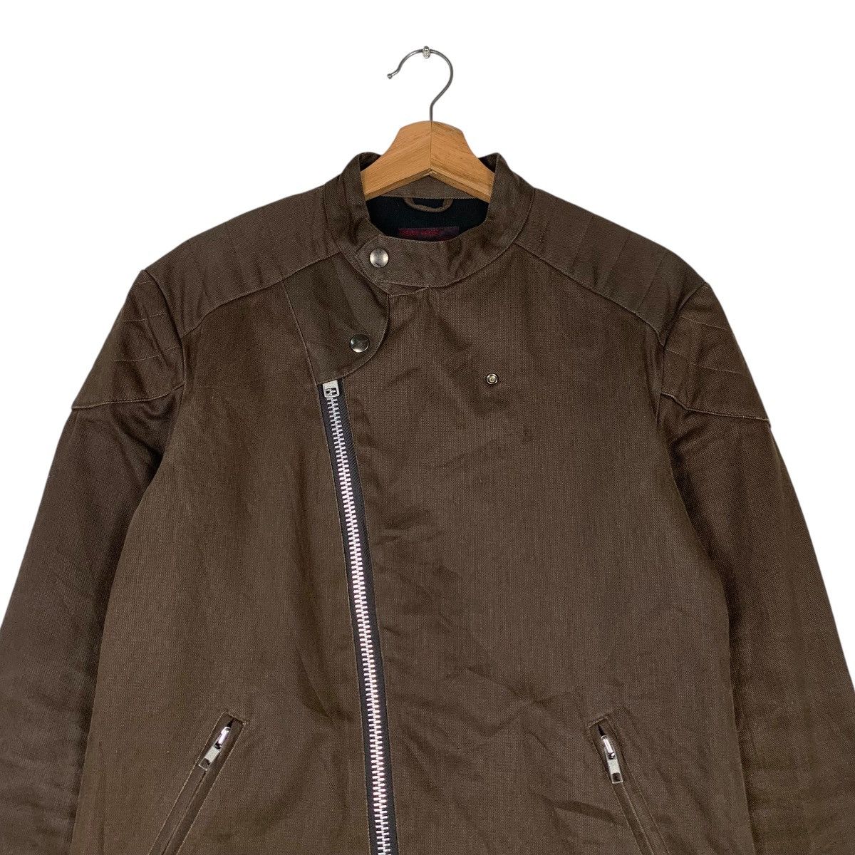 Japanese Brand REATS TAILOR ZAZOUS Asymmetrical Jacket #1285-C58 Size US S / EU 44-46 / 1 - 2 Thumbnail