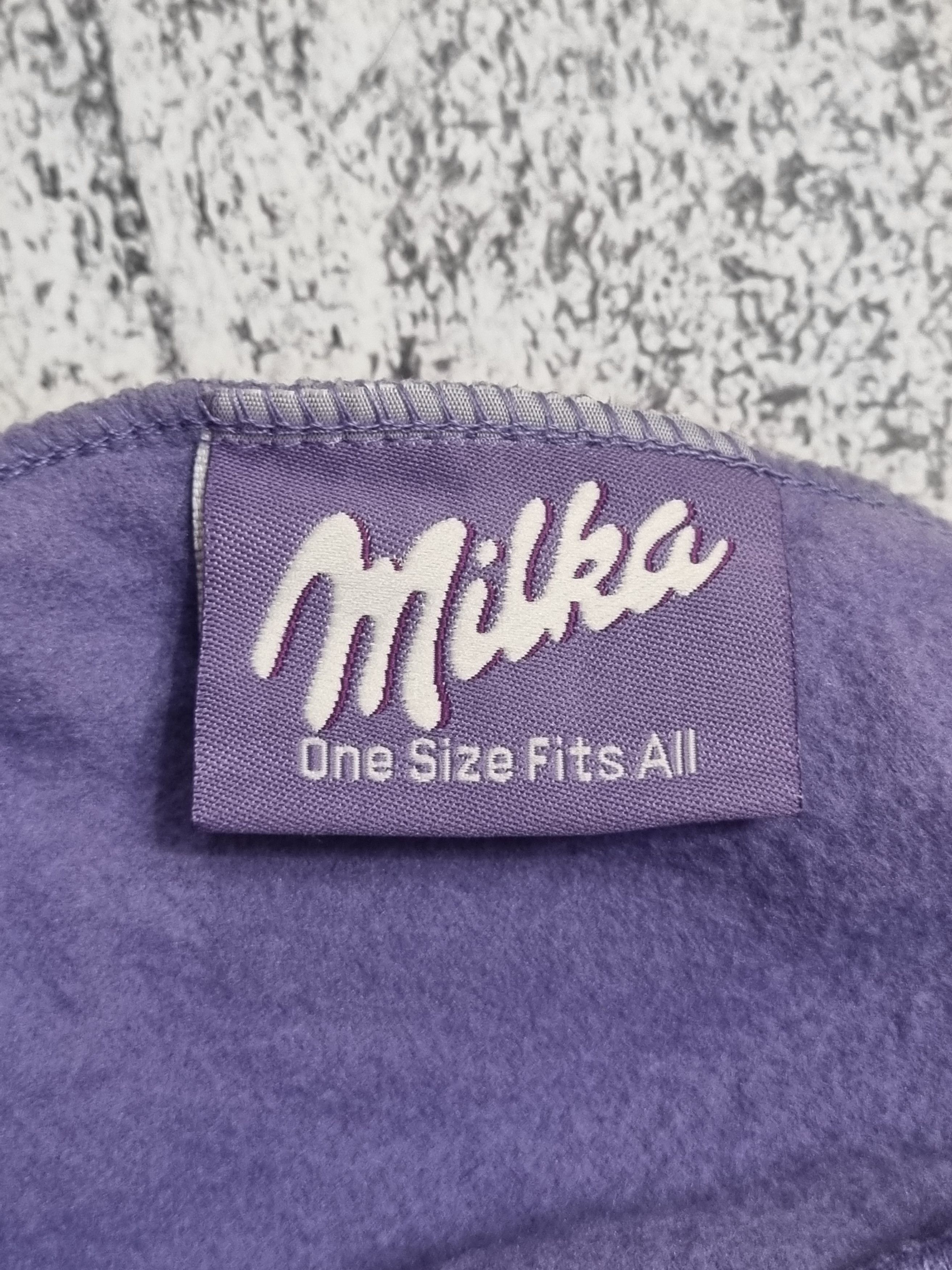 Vintage Crazy Y2K Milka Chocolate Fleece Beanie Size ONE SIZE - 4 Thumbnail