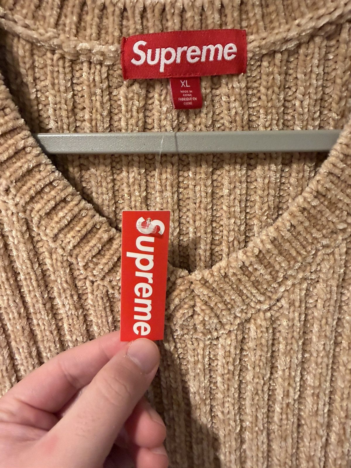 Supreme Supreme Chenille sweater vest Size US XL / EU 56 / 4 - 3 Thumbnail
