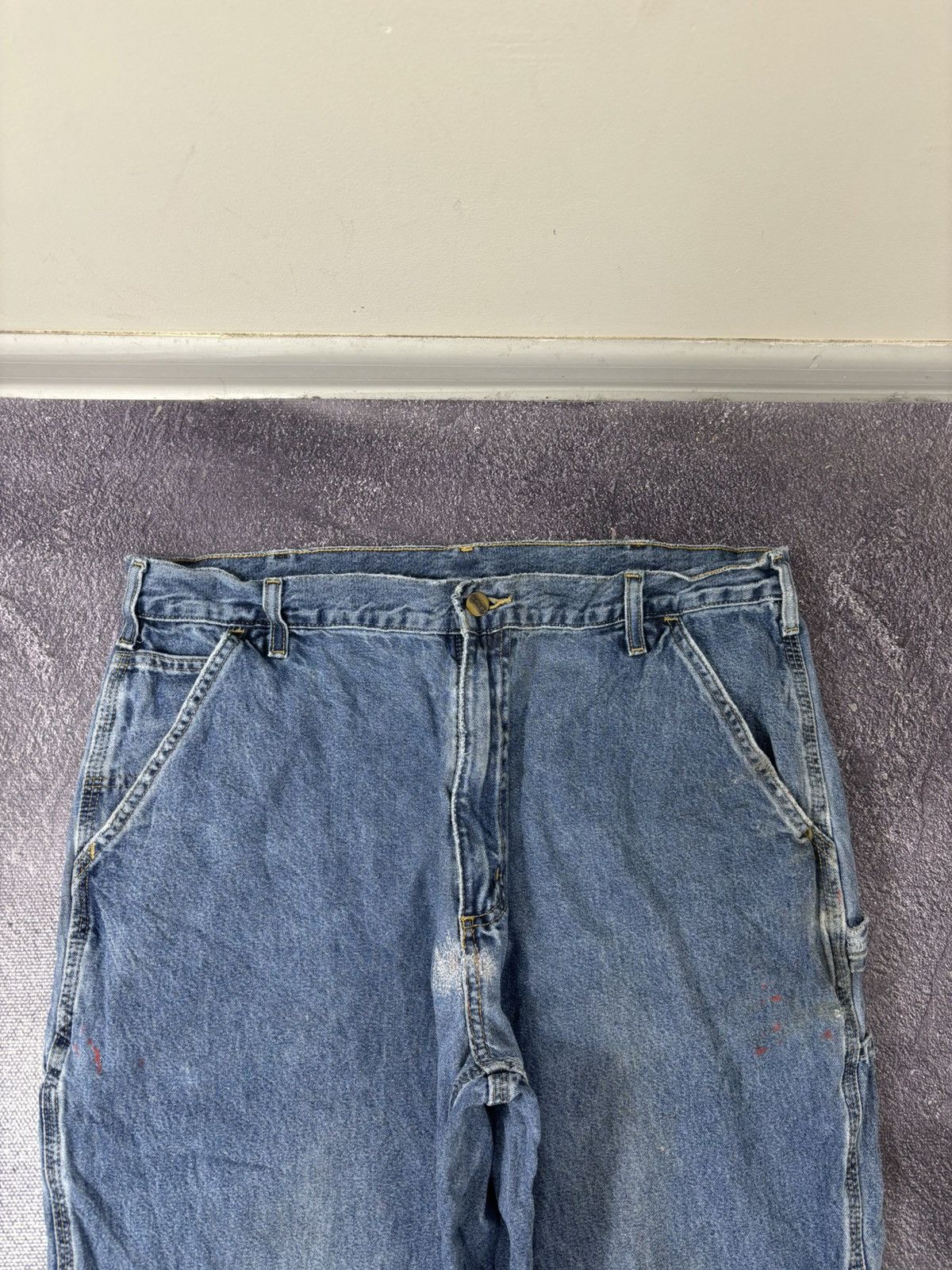 Carhartt Vintage Carhartt Dungaree Fit Y2K Workwear Denim Baggy Jeans Size US 36 / EU 52 - 11 Thumbnail