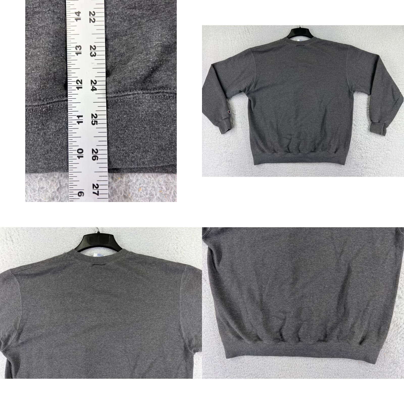 Champion Champion Sweater Men Large Gray Cotton Tiger Athletics Long Sleeve Crew Neck Size US L / EU 52-54 / 3 - 9 Thumbnail