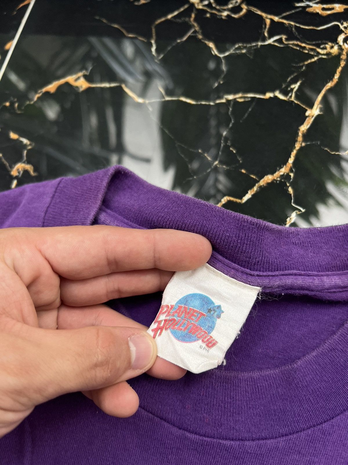 Planet Hollywood × Vintage 90's PLANET HOLLYWOOD LAS VEGAS RETRO Y2K TEE RARE Size US M / EU 48-50 / 2 - 6 Thumbnail