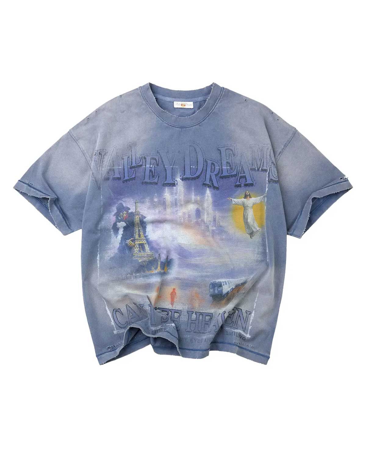 Forever Can I See Heaven Tee Blue