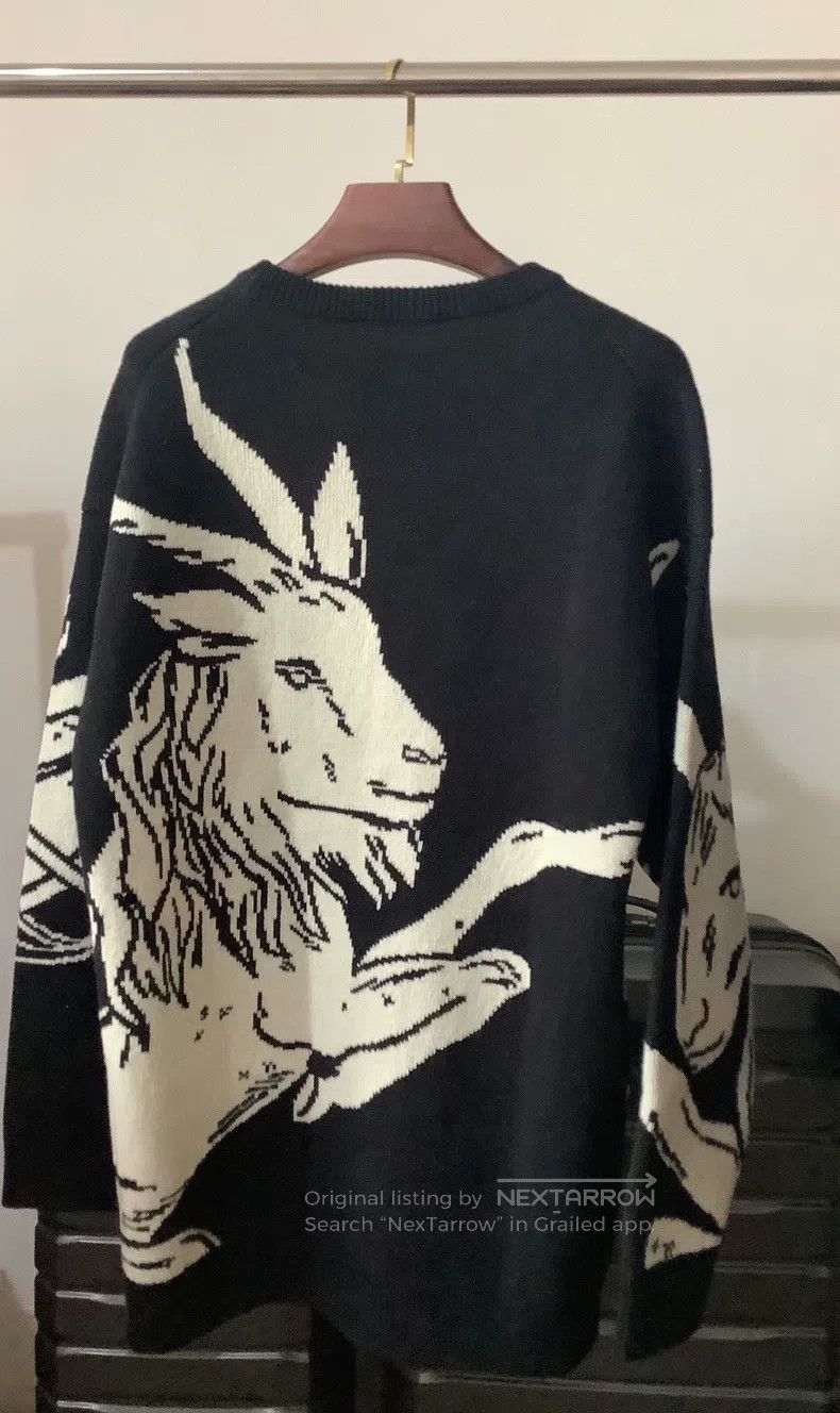 Jil Sander Jil Sander size 48 Crew neck sweater with black and white p Size US XXL / EU 58 / 5 - 8 Thumbnail