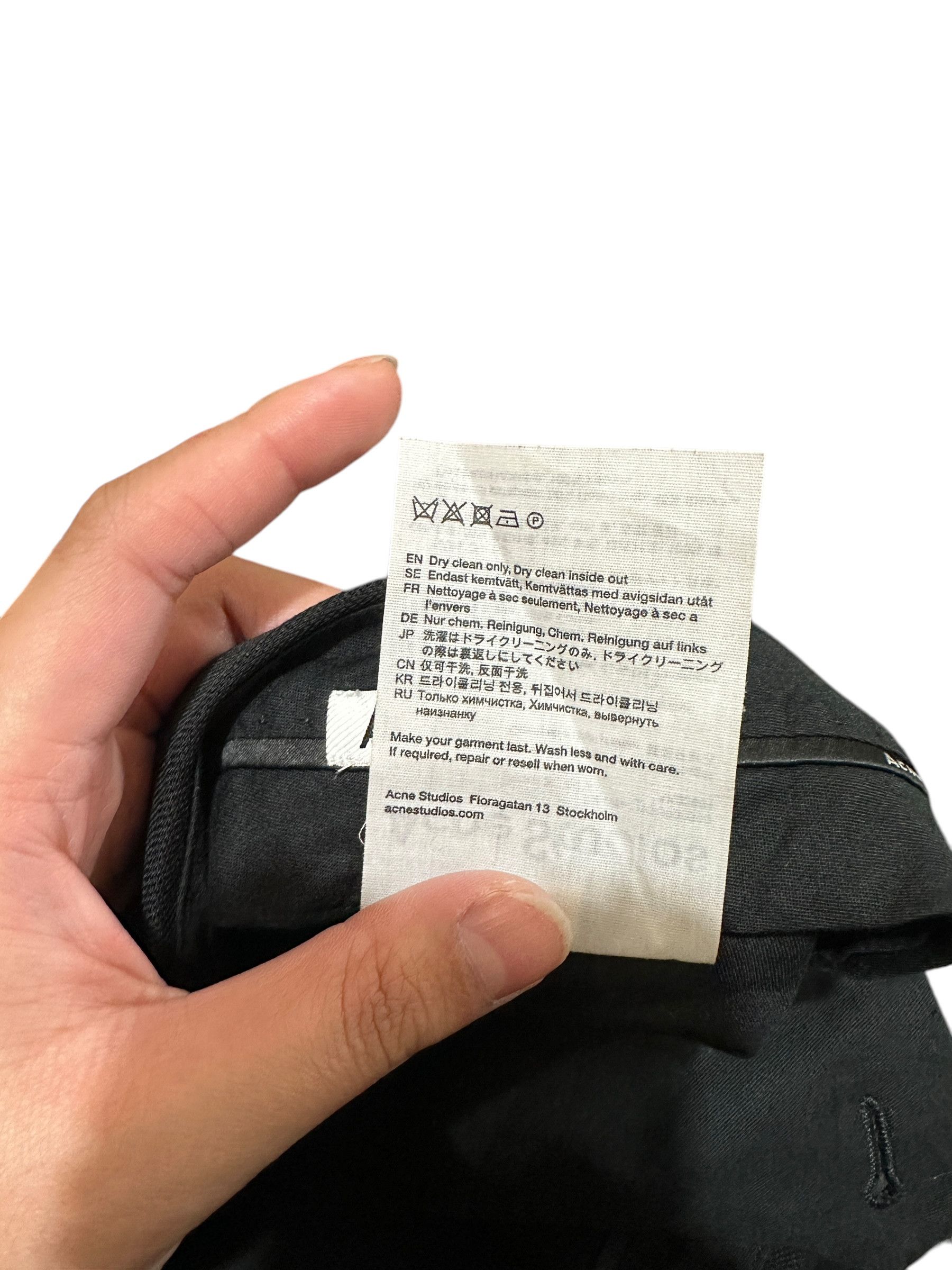 Acne Studios Acne Studios Black Pleated Trousers Size 26" / US 2 / IT 38 - 5 Thumbnail