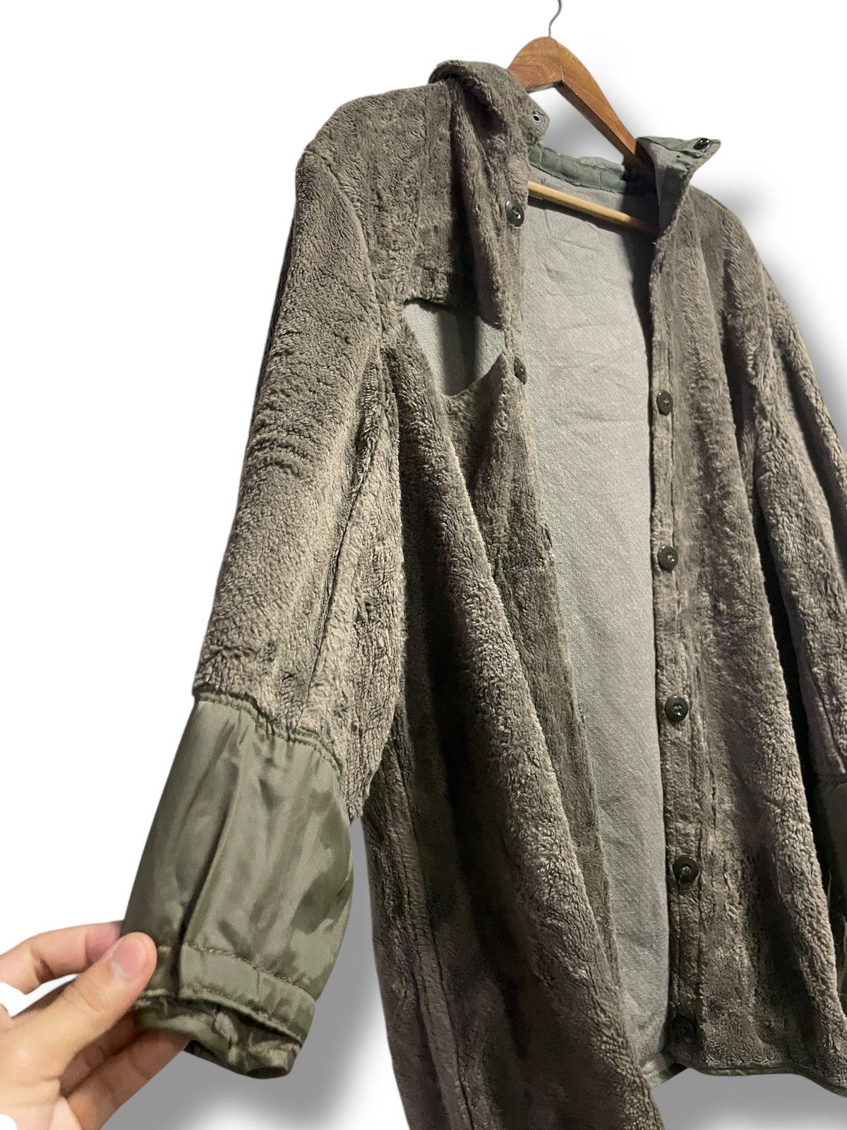 Japanese Brand × Vintage M&S Brand Fleece Button Up Outerwear Jacket (75) Size US M / EU 48-50 / 2 - 5 Thumbnail