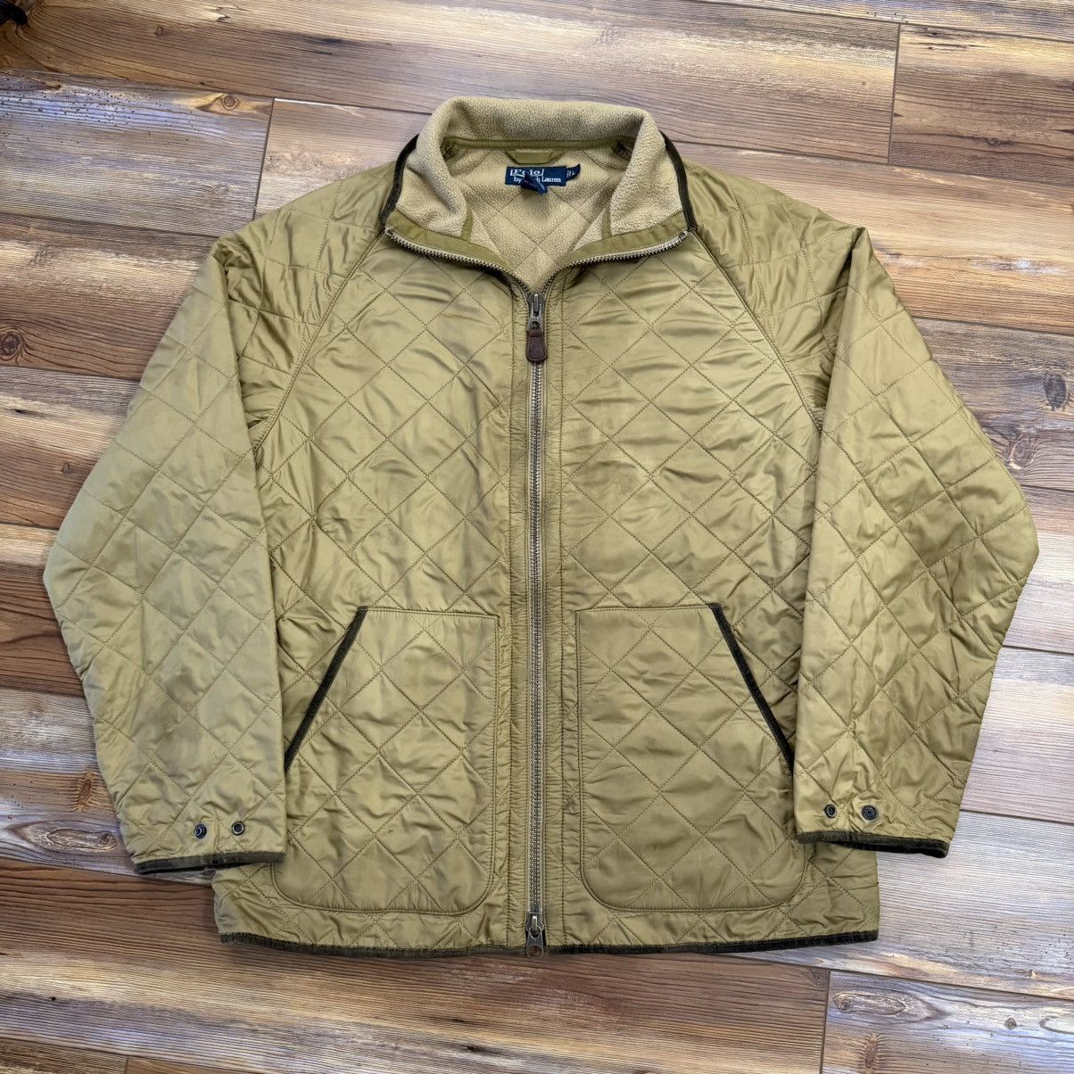 Polo Ralph Lauren Vintage Brown Polo Ralph Lauren Quilted Bomber Barn Jacket Size US XL / EU 56 / 4 - 1 Thumbnail