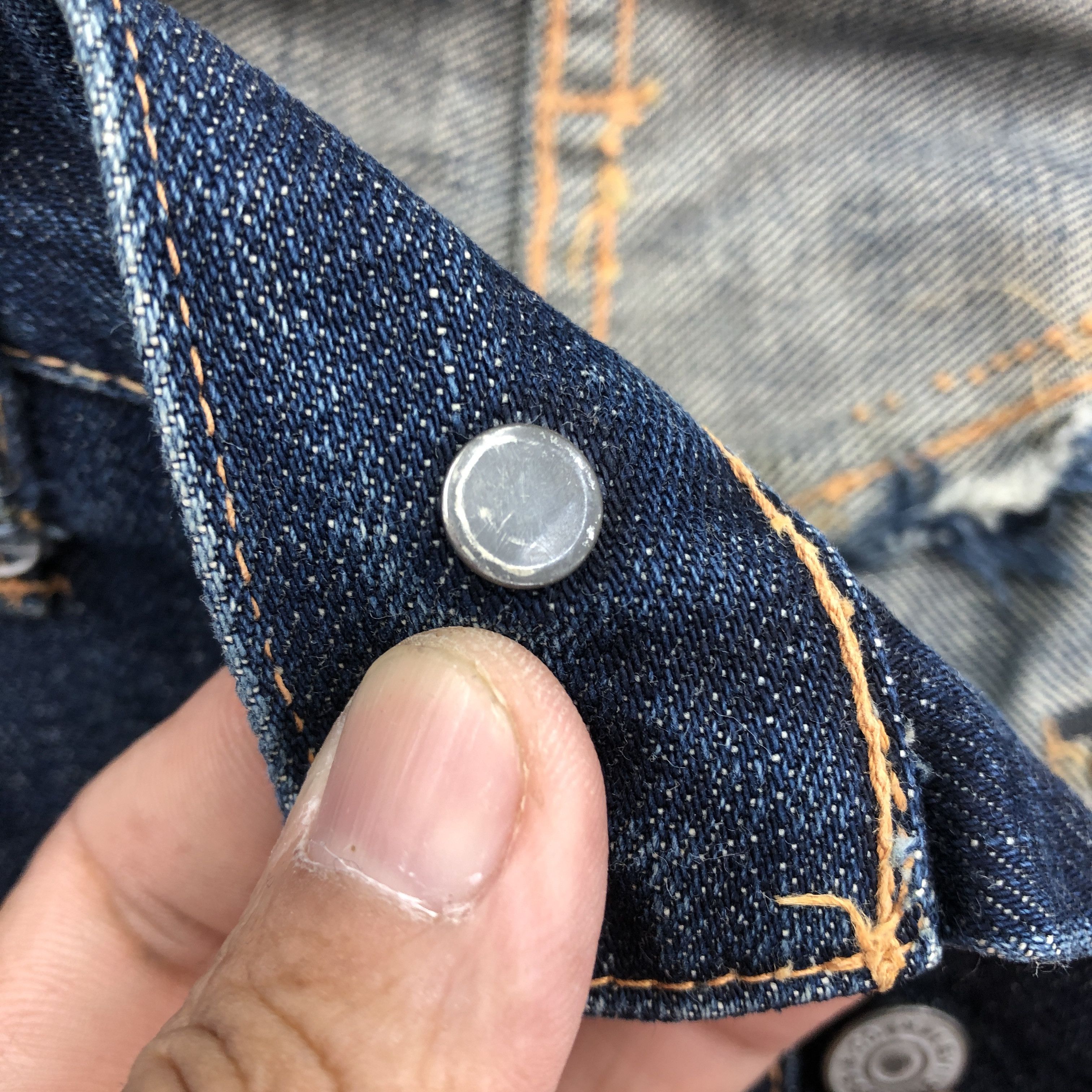 Levi's Vintage Levis 501 Selvedge Jeans Levi's Buckle Back Denim Size US 30 / EU 46 - 8 Thumbnail