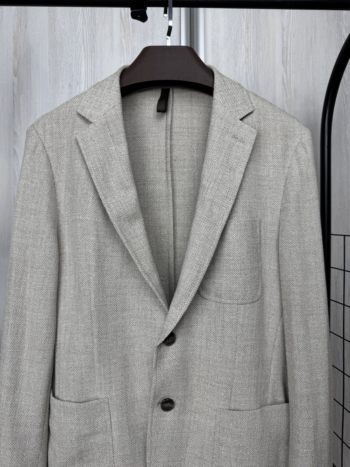 Officina36 Strellson x Officina by Marlane wool blend unlined blazer Size 36R - 3 Thumbnail