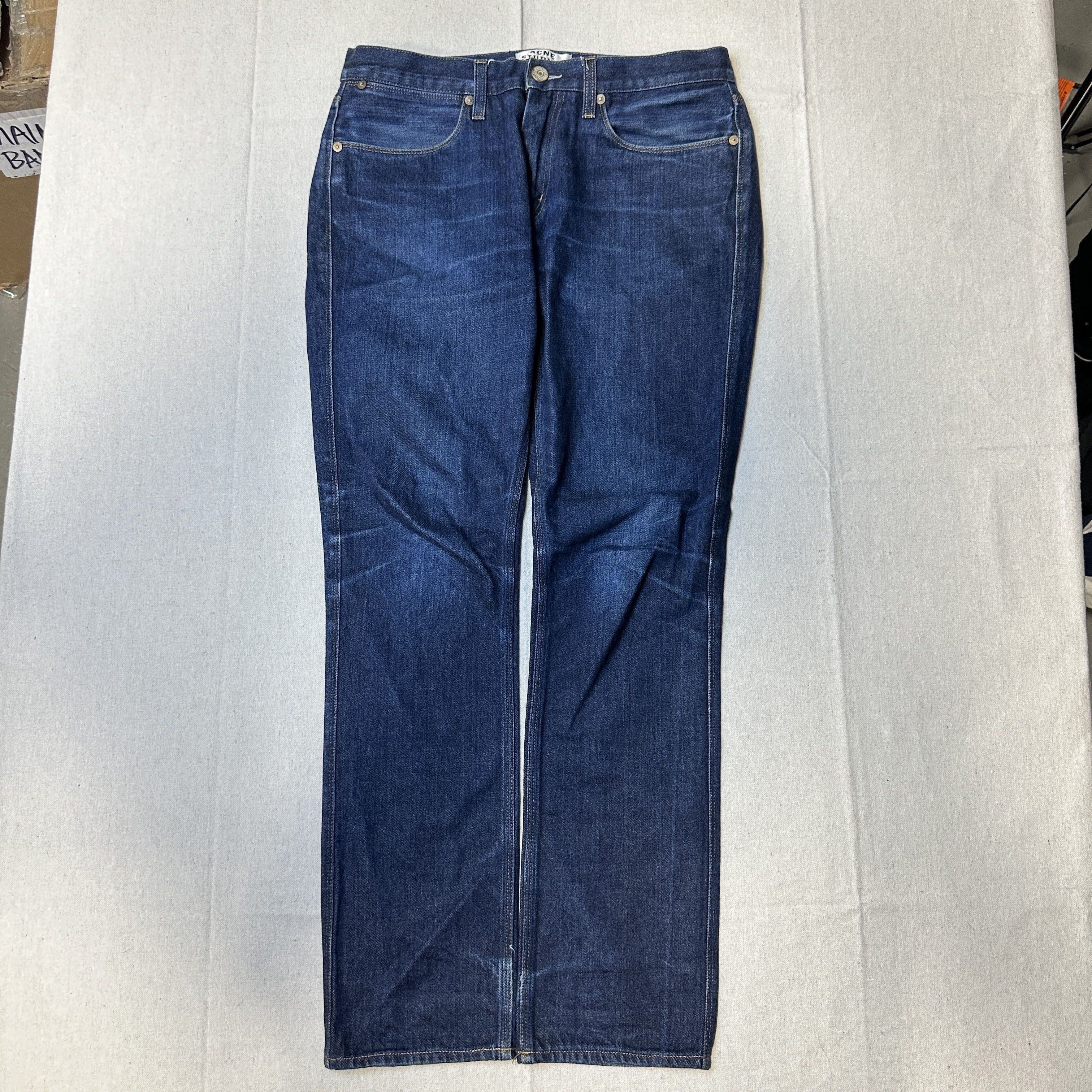 Acne Studios Vintage Acne Studios Max New Raw Denim Jeans Size 33/32 Size US 33 - 1 Thumbnail