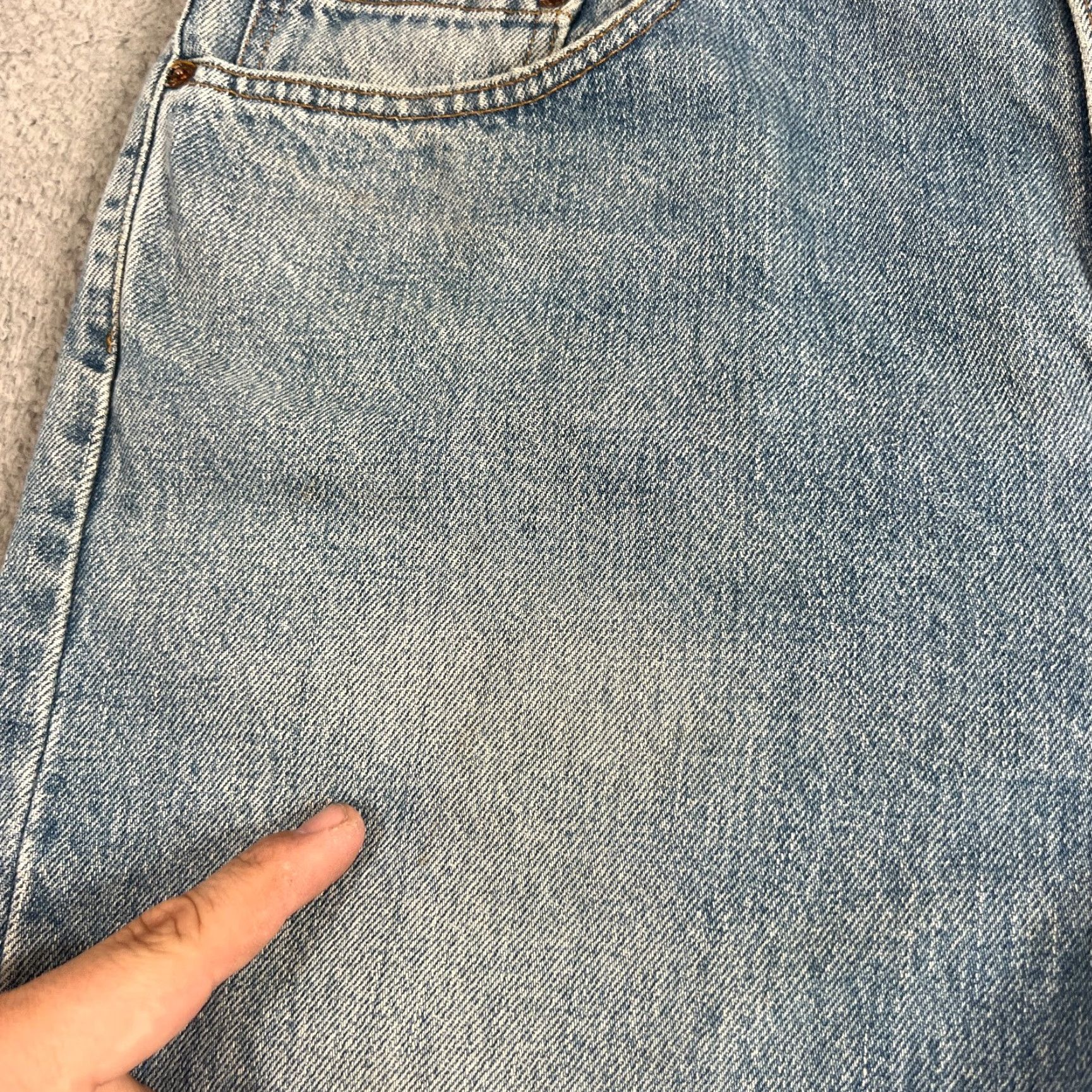 Levi's Vintage Levi's 505 Jeans Men 38x30 Blue Regular Fit Straight Classic Denim Size US 38 / EU 54 - 6 Thumbnail