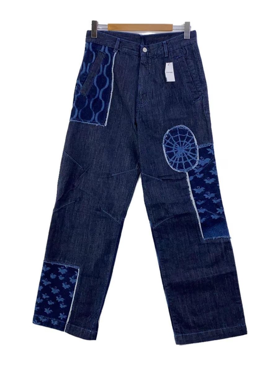 Alexander McQueen Patchwork Straight Leg Denim Jeans Size US 32 / EU 48 - 1 Thumbnail