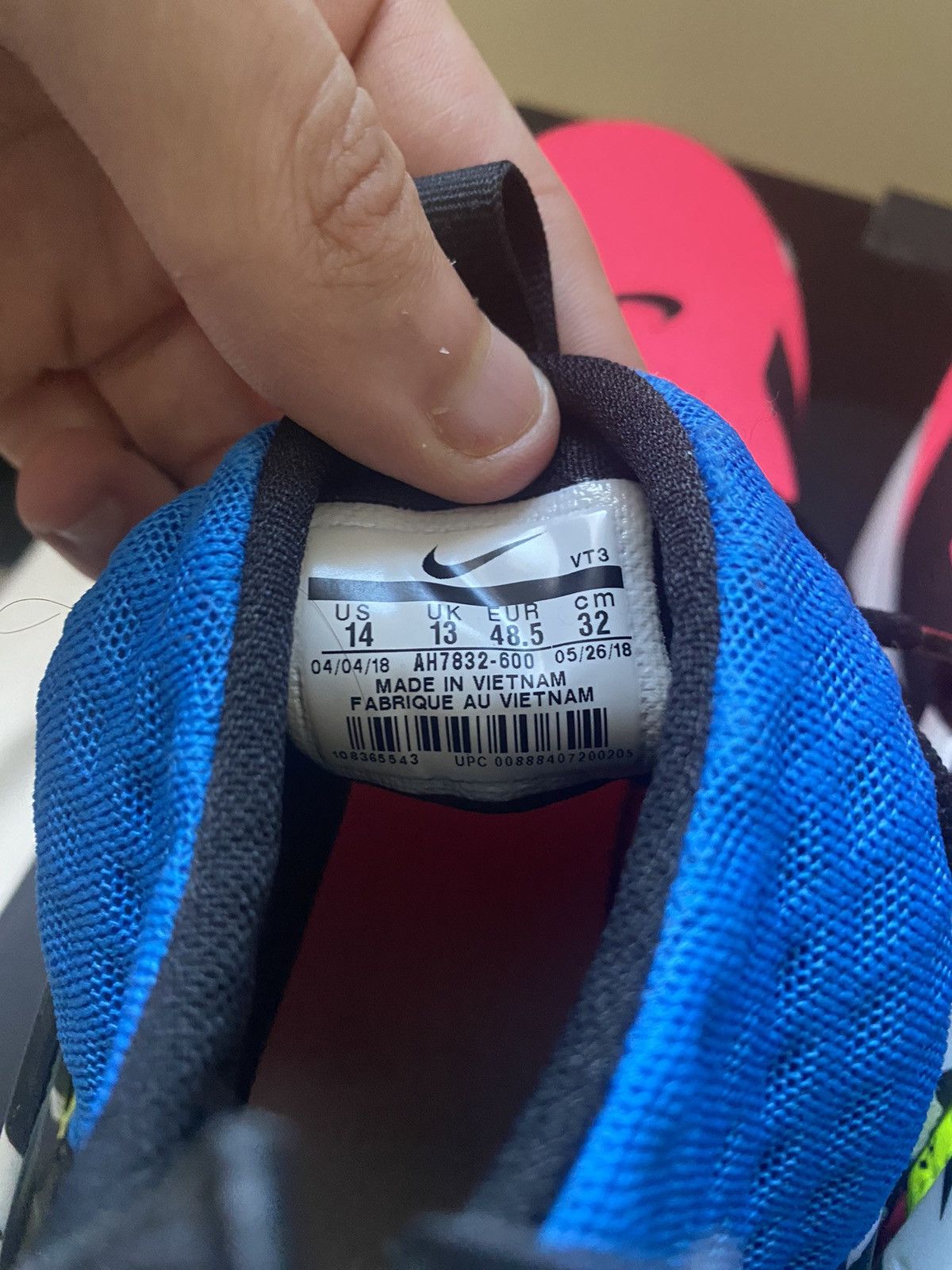 Acronym × Nike Nike Acronym Presto Pink/Blue 2018 Size US 14 / EU 47 - 5 Thumbnail
