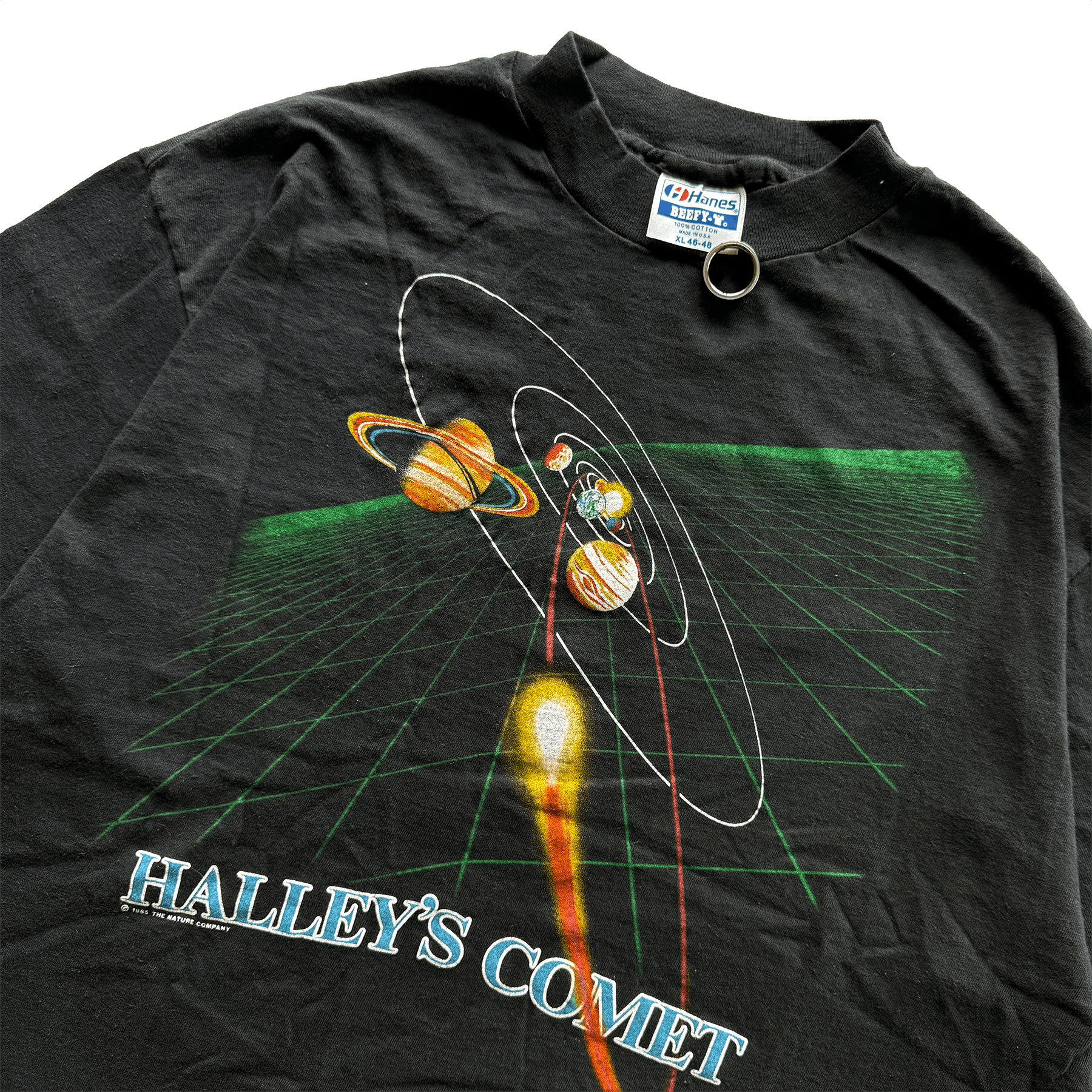 Vintage 1985 Vintage Halley's Comet NASA SETI Tee Size US XL / EU 56 / 4 - 4 Thumbnail