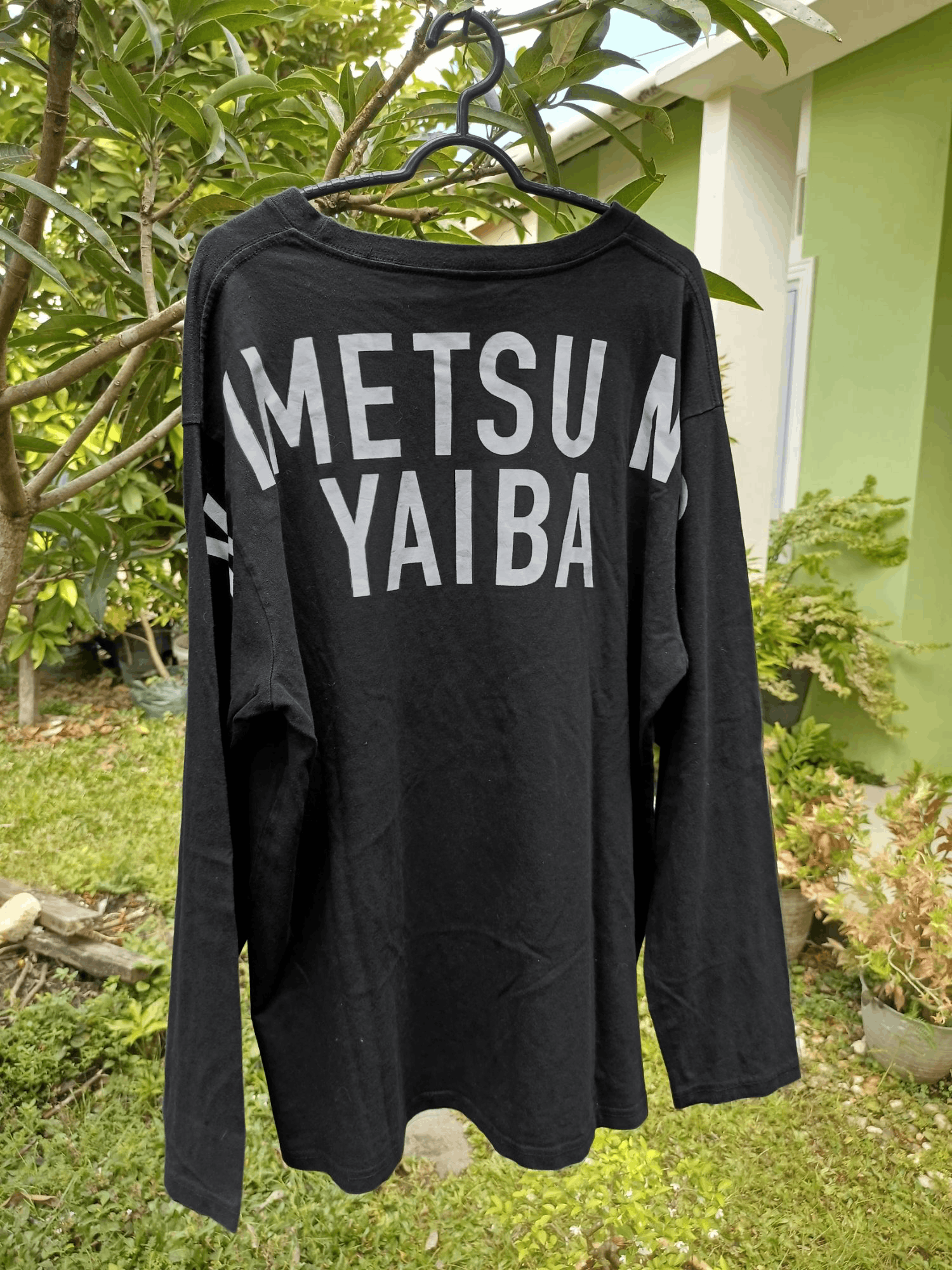 Anime × Cartoon Network × Japanese Brand "DEMON SLAYER" KIMETSU NO YAIBA LONG SLEEVE TSHIRT Size US XL / EU 56 / 4 - 10 Thumbnail