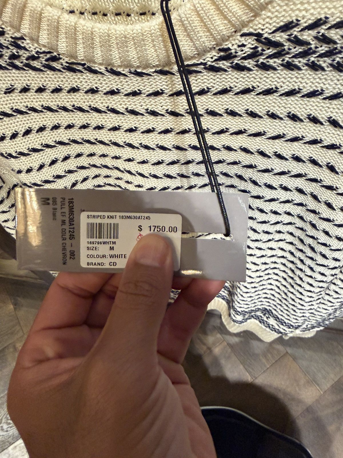 Dior Dior knit chevron pullover Size US M / EU 48-50 / 2 - 4 Thumbnail
