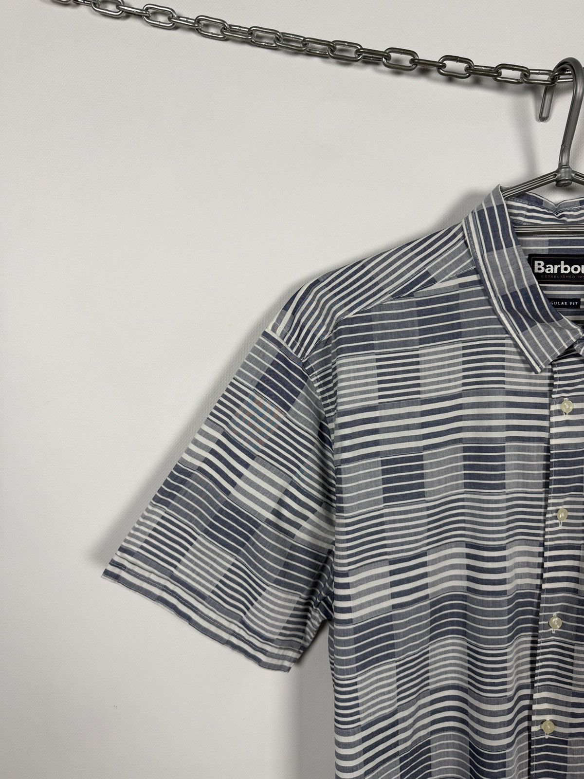 Barbour Men’s Barbour Stackpole Short Sleeve Shirt Button Up Size L Size US L / EU 52-54 / 3 - 3 Thumbnail