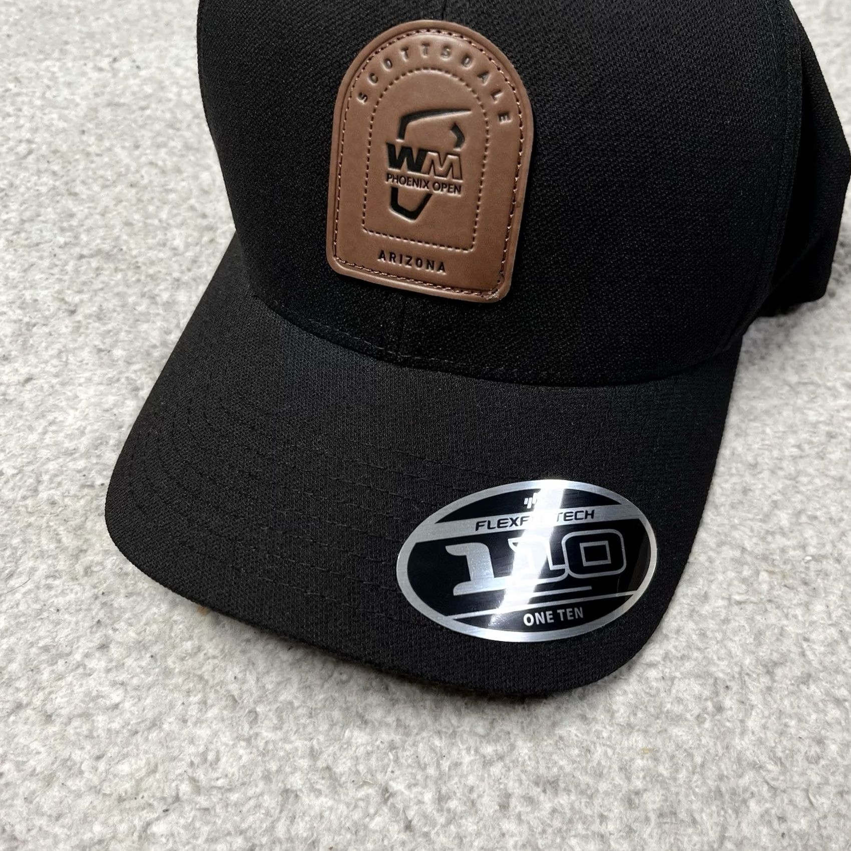 TravisMathew Waste Management Phoenix Open Hat Cap Adjustable Golf Travis Mathew Scottsdale Mens One Size Black Size ONE SIZE - 4 Thumbnail