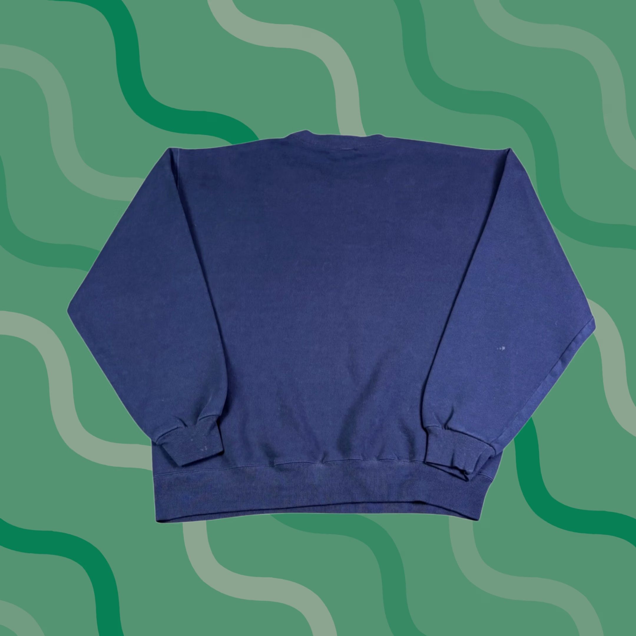 Russell Athletic VINTAGE Russell Athletic USA Flag Sweatshirt Navy Blue Crewneck Mens Large L Size US L / EU 52-54 / 3 - 1 Thumbnail