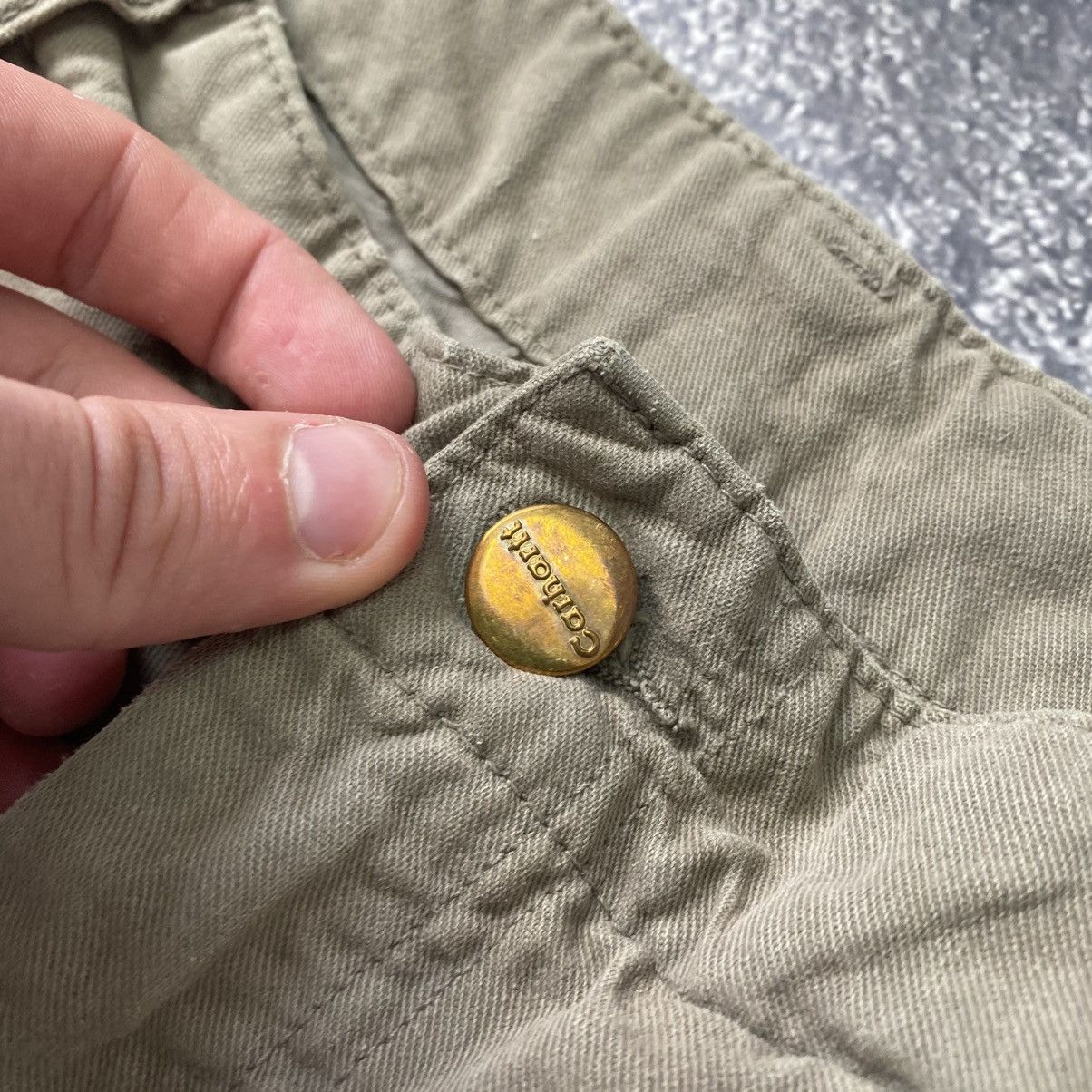 Carhartt Wip Vintage Carhartt Wip Patch Logo Cargo 00’s Streetwear pants Size US 32 / EU 48 - 14 Thumbnail