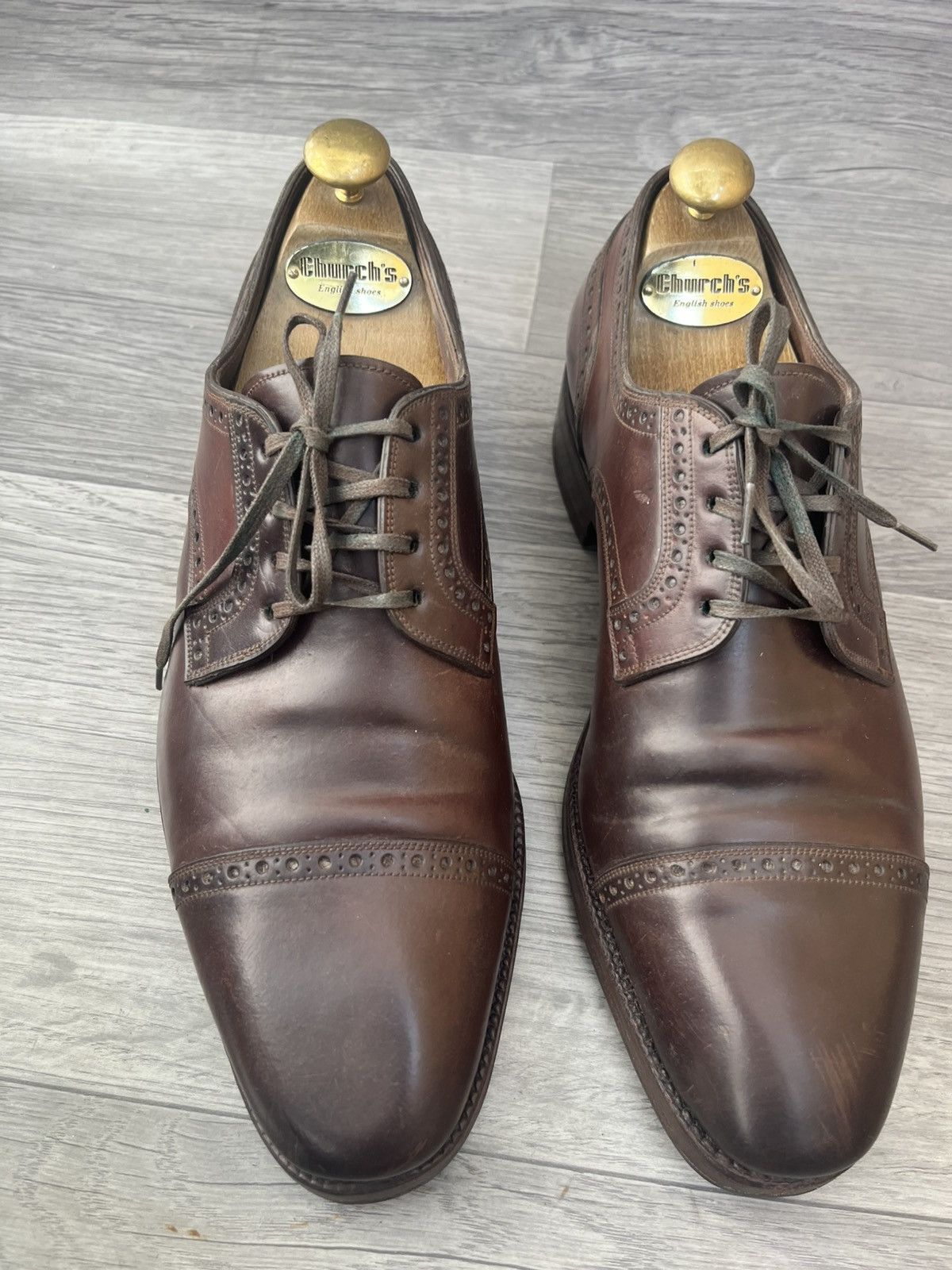 Carmina Carmina shell cordovan cap-toe oxford leather shoes uk 7 Size US 8 / EU 41 - 10 Thumbnail