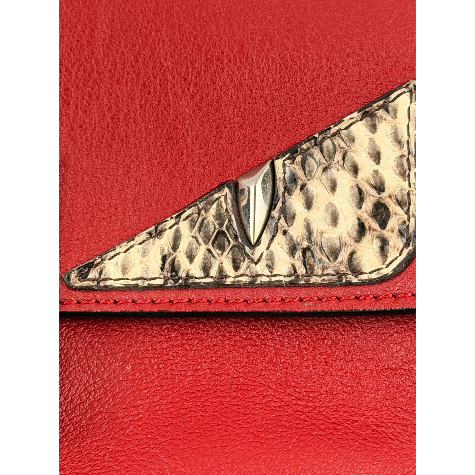 Fendi Fendi Micro Monster Baguette Bag red Size ONE SIZE - 22 Thumbnail