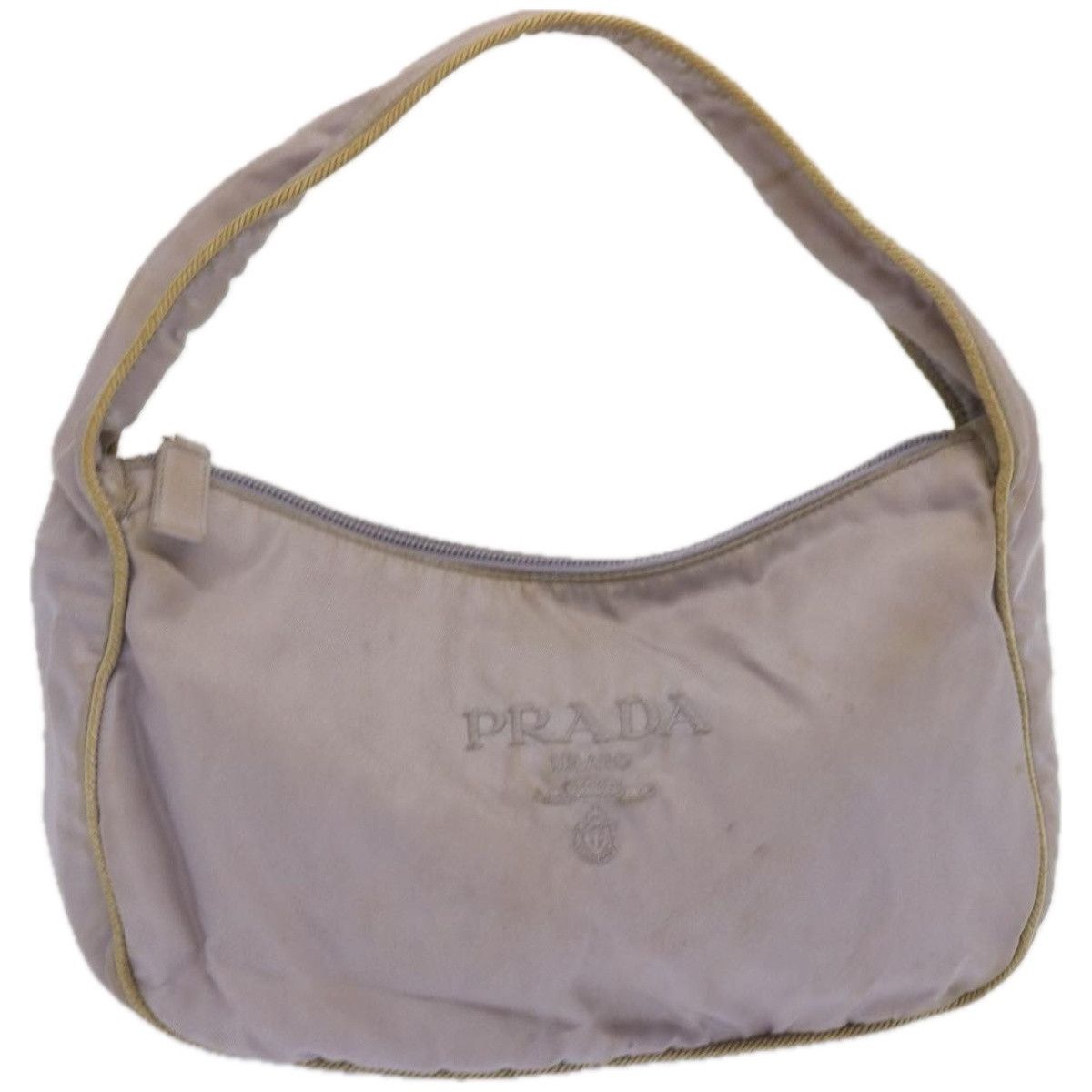 image of Prada Hand Bag Nylon Purple Auth 67321, Women's