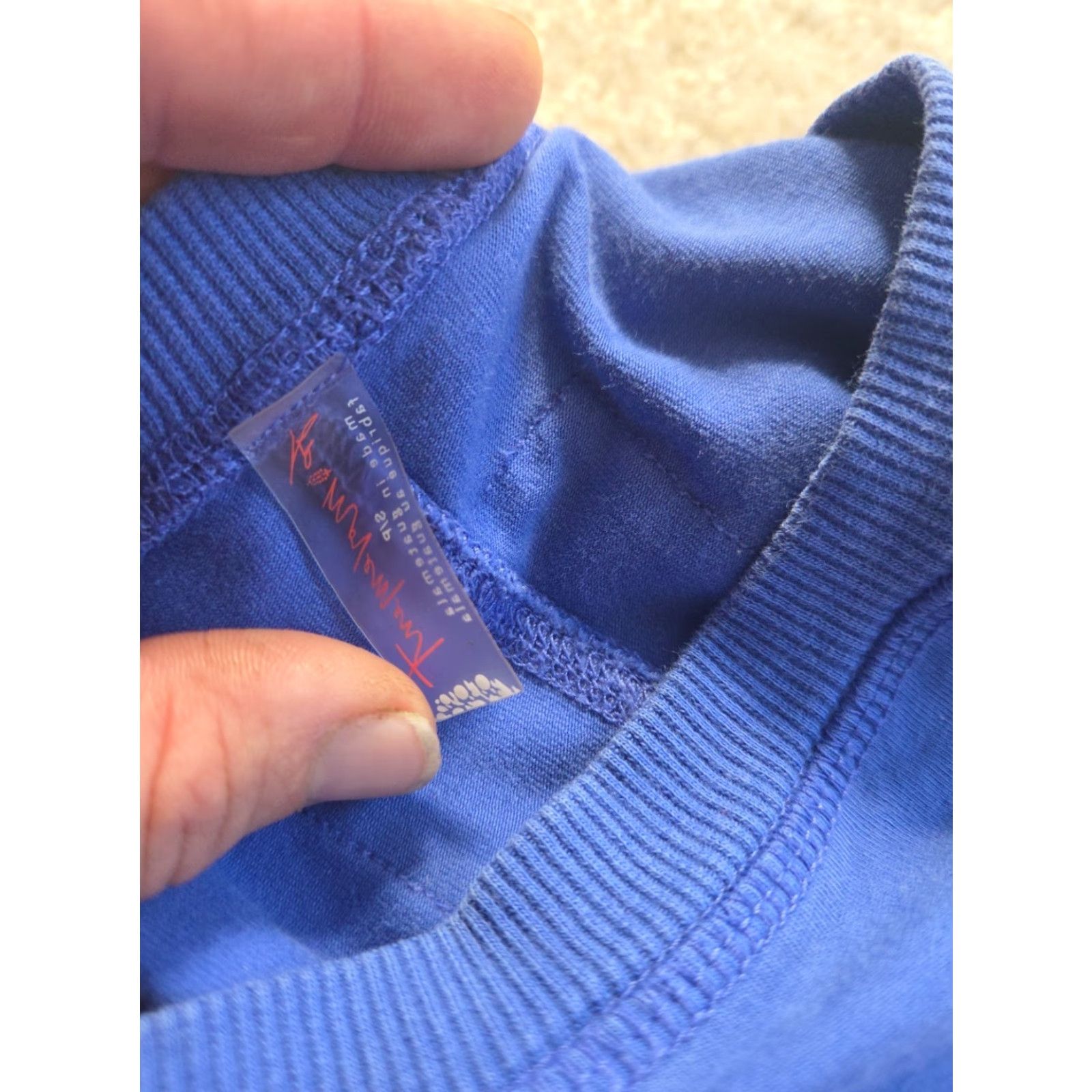 Free People Free People Oversized Blue Hot Shot Women's Tee Shirt Size Small User: Free People Blue Hot Shot Women's Oversized Tee Shirt Size Small Size S / US 4 / IT 40 - 4 Thumbnail