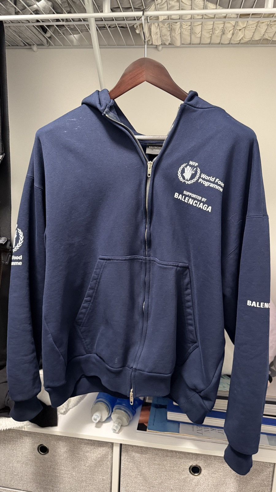 Balenciaga Balenciaga WFP Zip Hoodie (Firm Price) | Grailed Balenciaga Balenciaga WFP Zip Hoodie (Firm Price) | Grailed