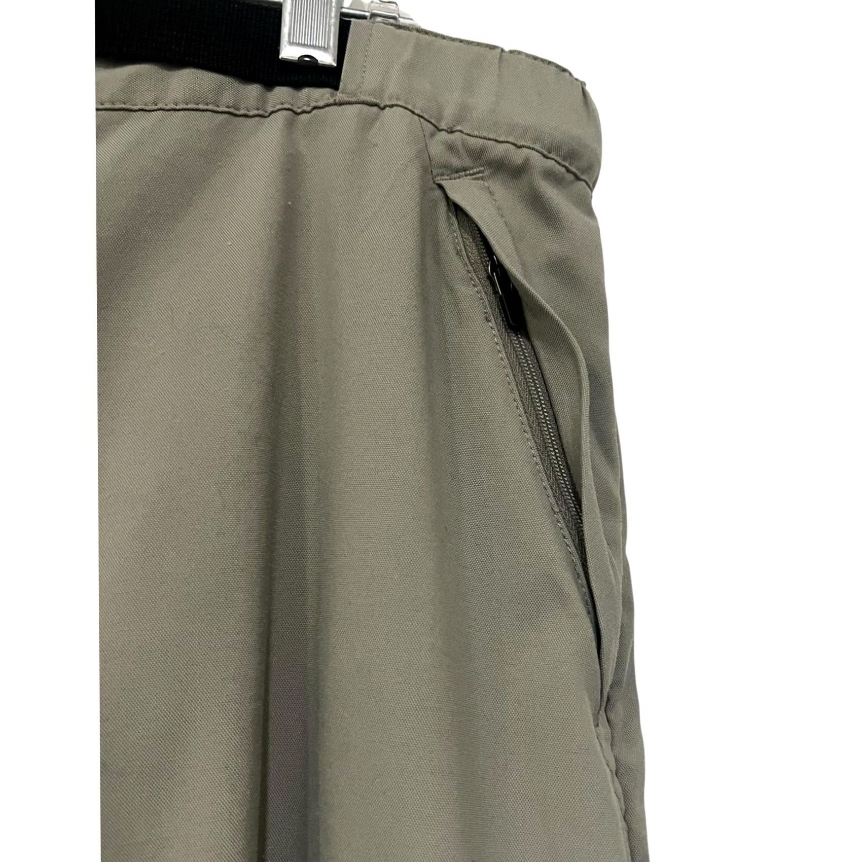 Vintage VINTAGE L.L.Bean Pants Womens 35x29 Gray Nylon Belted Outdoor Hiking Chino 16 Tall Women's Pants Mens? Size 38" / US 16 / IT 52 - 5 Thumbnail